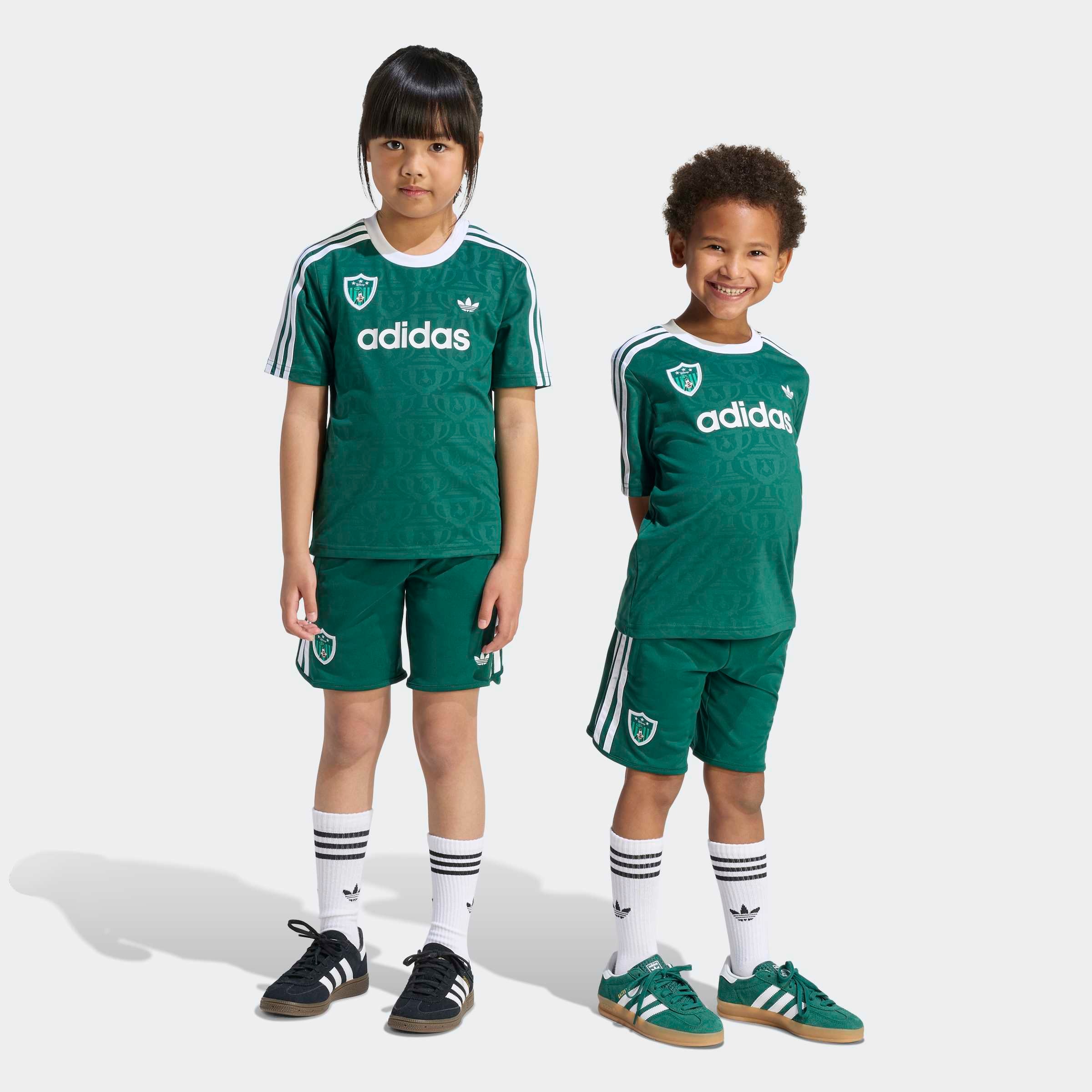 adidas Originals T-Shirt & Shorts "JERSEY SET" für Kinder, aus Polyester