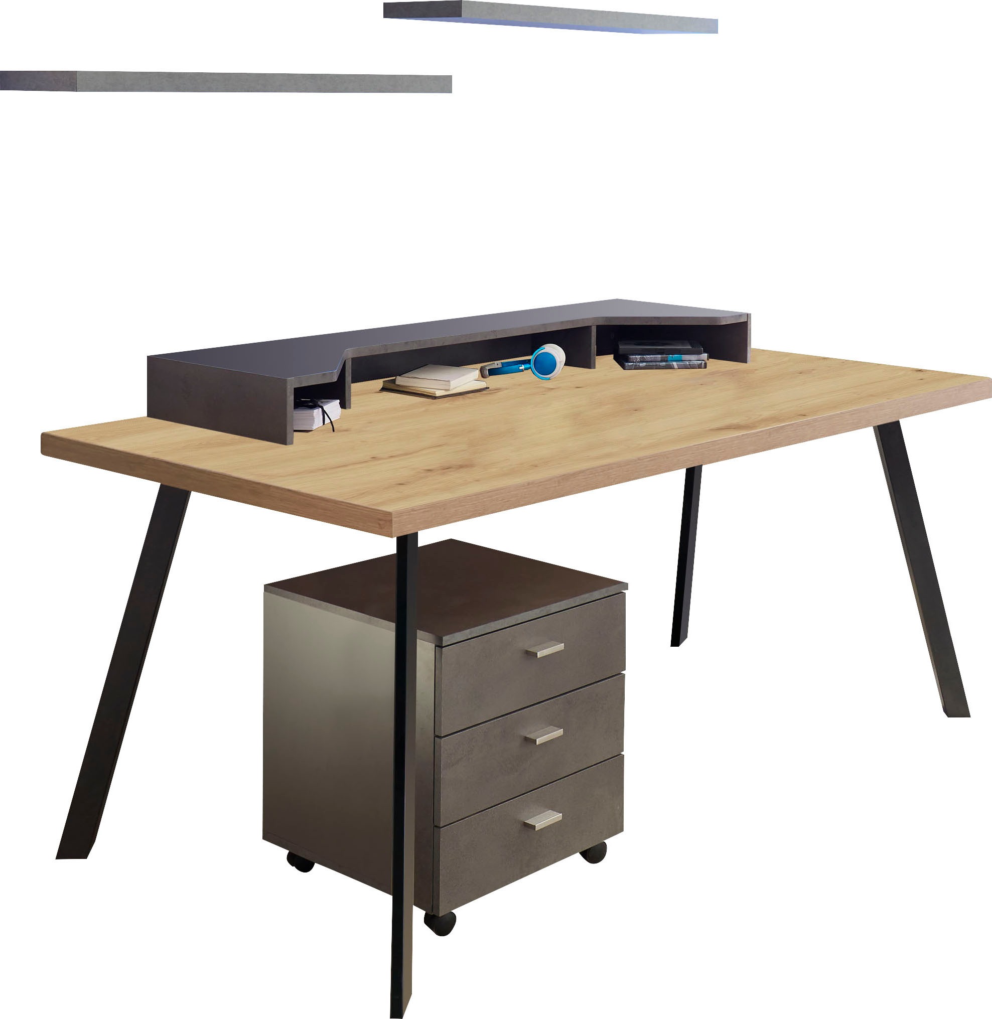 Mäusbacher Büromöbel-Set "Big System Office" 5 Stk. tlg. günstig online kaufen