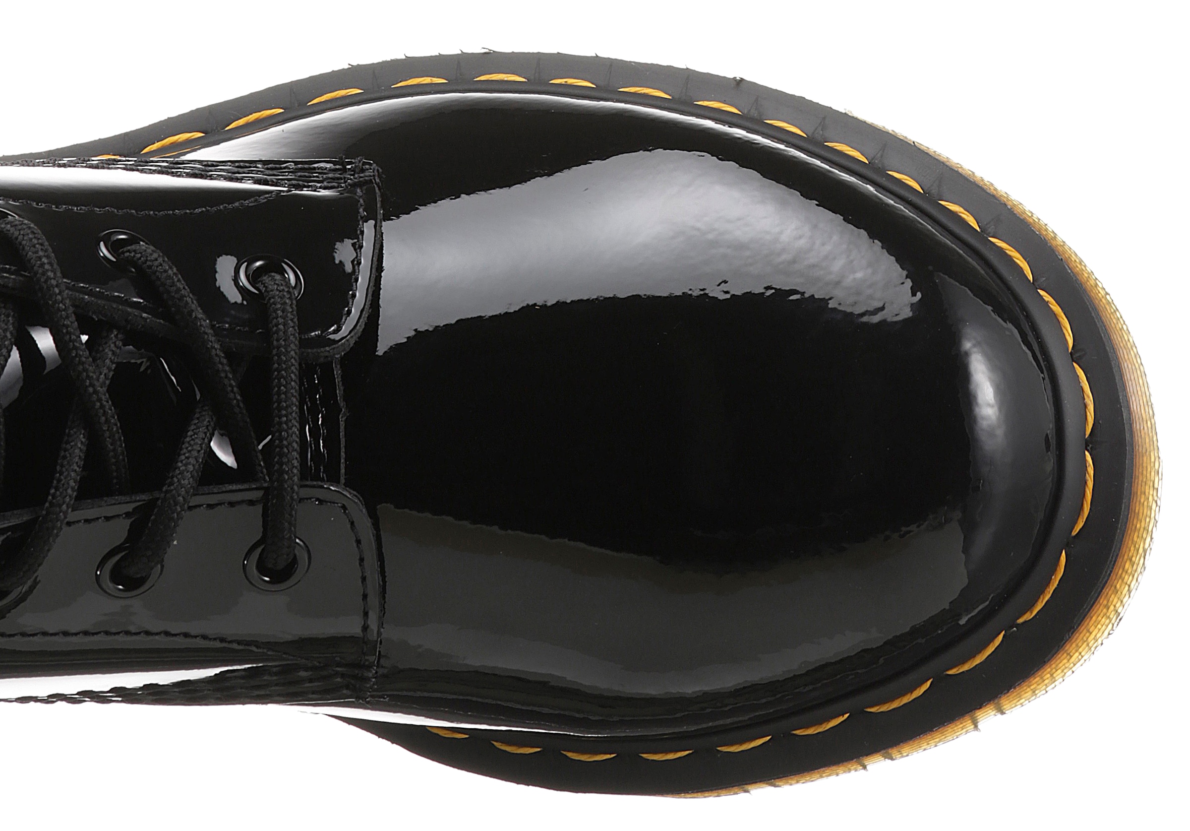 DR. MARTENS Schnürboots »1460 W Patent Lamper 8 Eye Boot«, in glänzendem Look - schmale Form