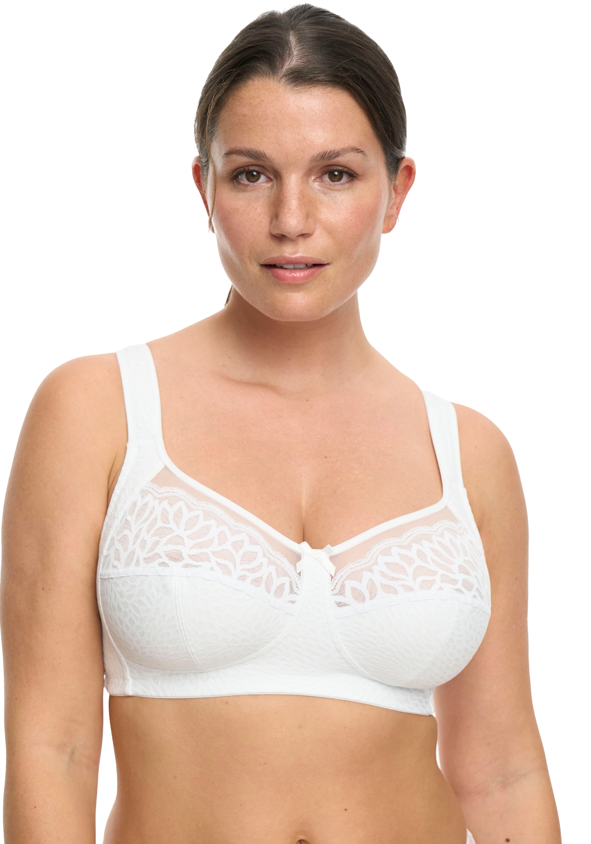 Susa "Classic" Spitze, genähte Cups, Jacquard-Muster, elastisch, Komfortträger