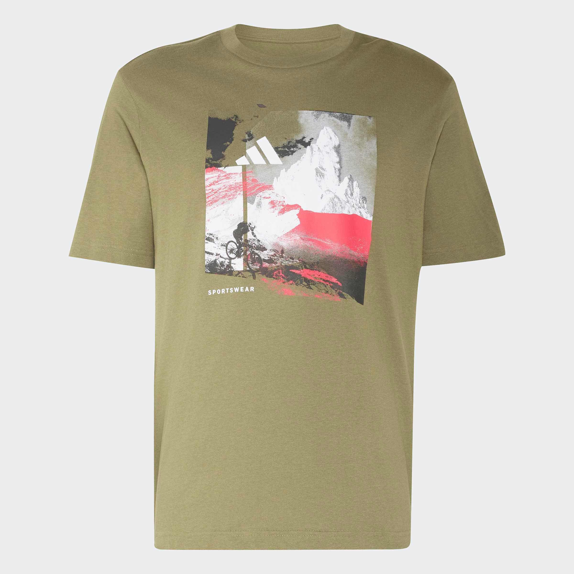 adidas Sportswear »M MOS OUTDOOR T« sportlicher Stil, mit Rundhalsausschnitt, aus Baumwolle