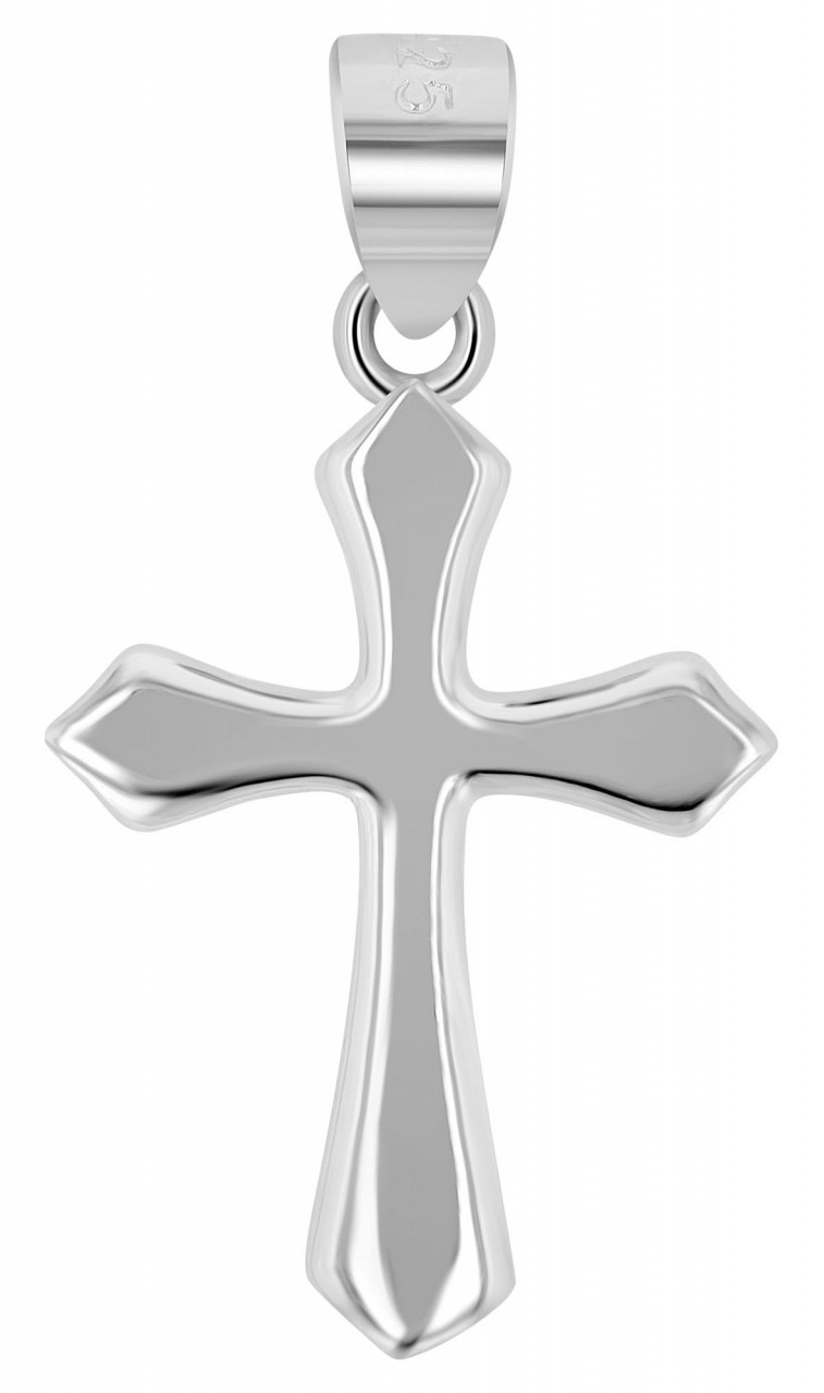 Adelia´s Kettenanhänger »stylischer Kreuz Anhänger aus 925 Sterling Silber«