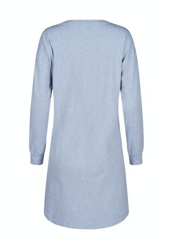 Thumbnail - Skiny Sleepshirt "Night In Mix & Match", bequem, weich, lange Arme, lockere Passform, Baumwollmix