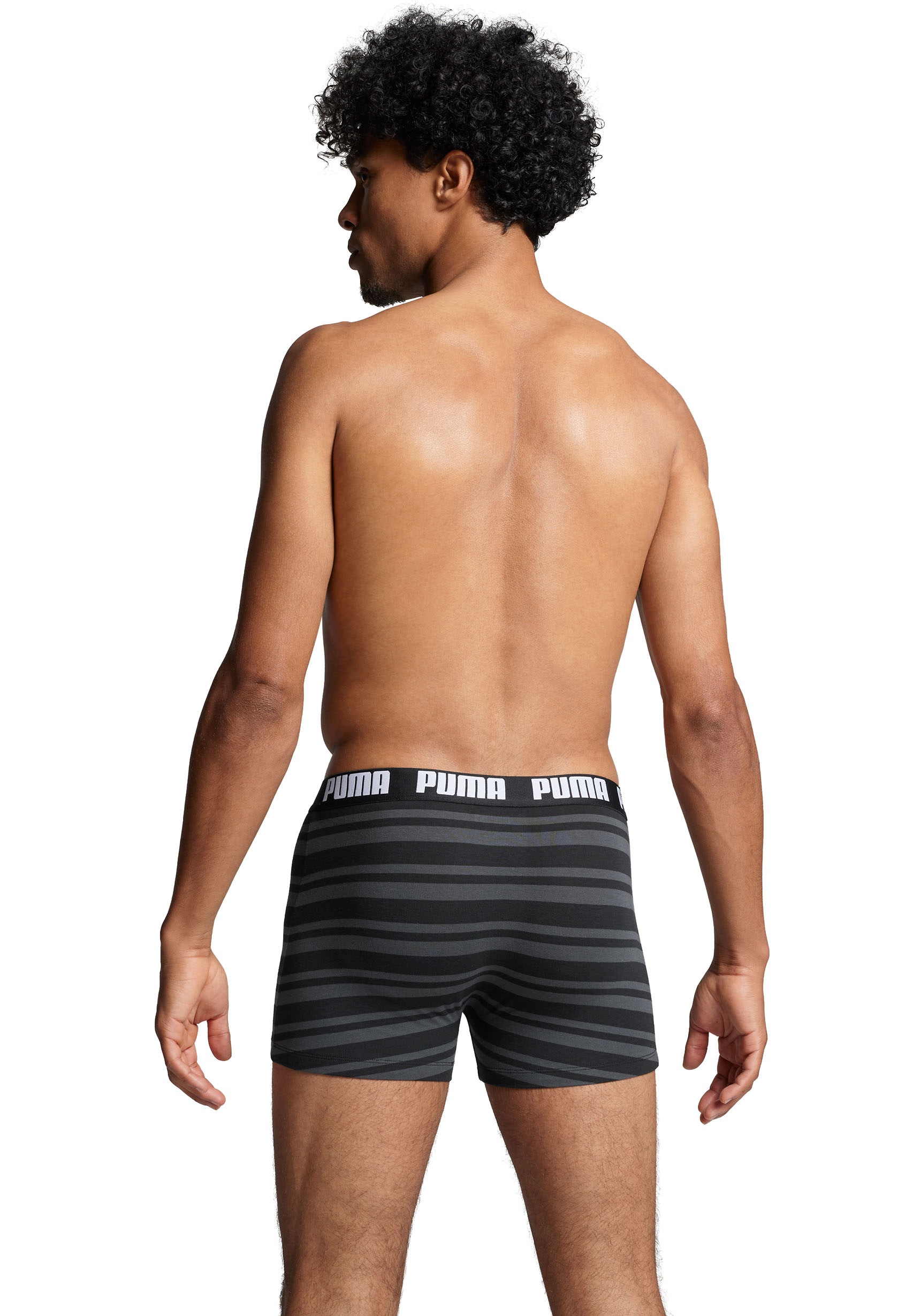 PUMA Boxer, (Packung, 2er-Pack), mit Logo Webbund