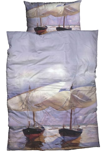 Goebel Bettwäsche »Sorolla Beach Boats«, (2 tlg.), Design eines des bedeutendsten... kaufen