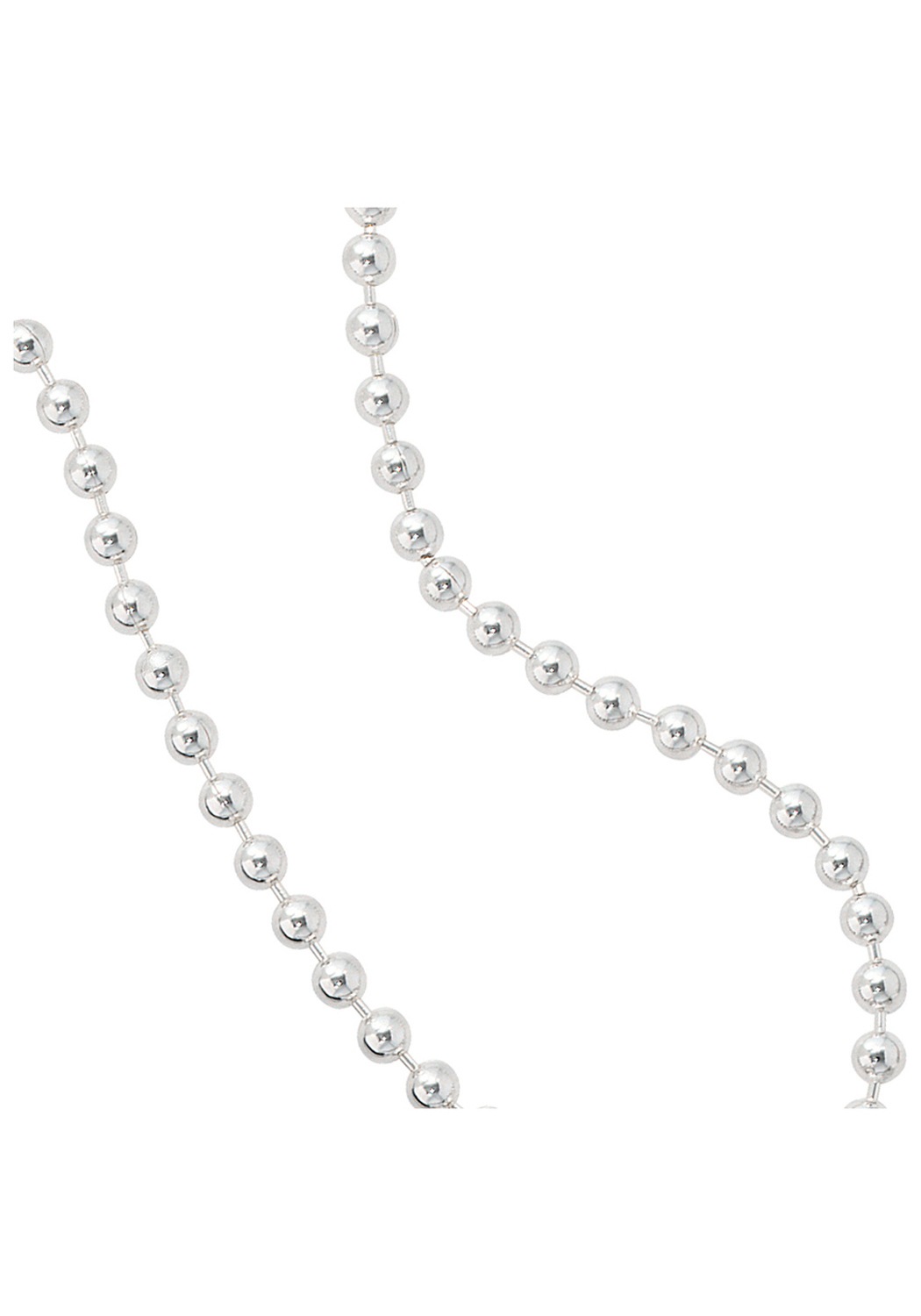 JOBO Silberkette, Kugelkette 925 Silber 60 cm 2,5 mm