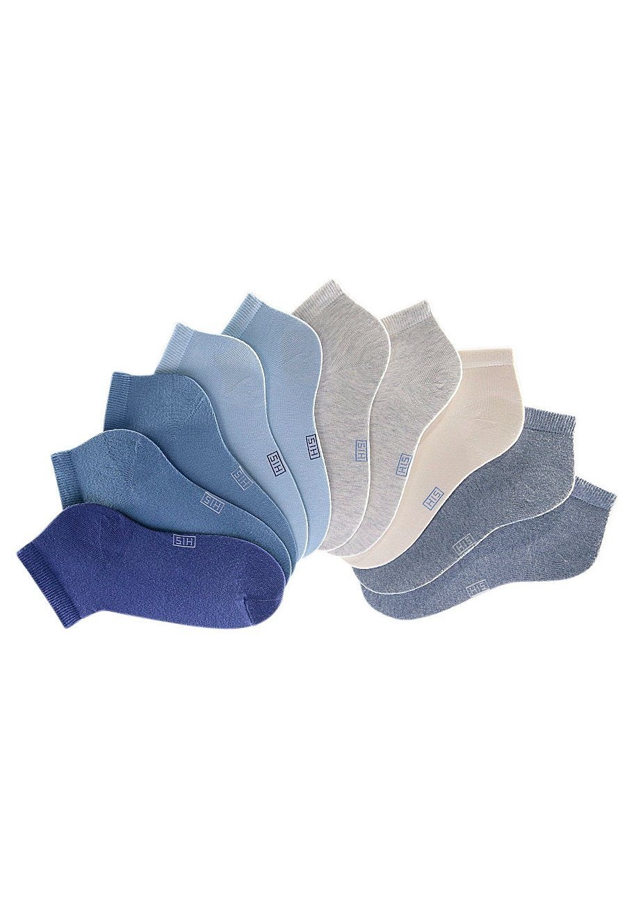 H.I.S Kurzsocken Packung, 10 Stk. tlg. mit verstärkter Ferse und Spitze günstig online kaufen