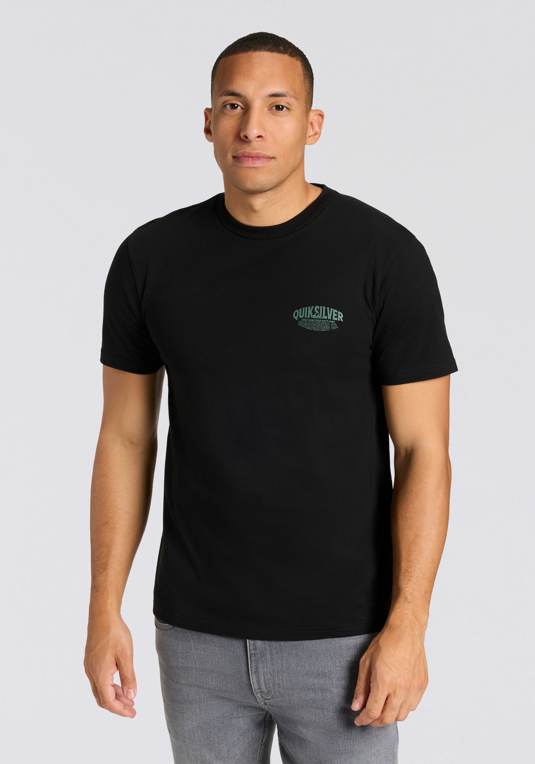 Quiksilver T-Shirt »RUGGED PACK« 2 tlg. Kurzarm, 2er-Pack, aus Baumwolle, auch in großen Größen