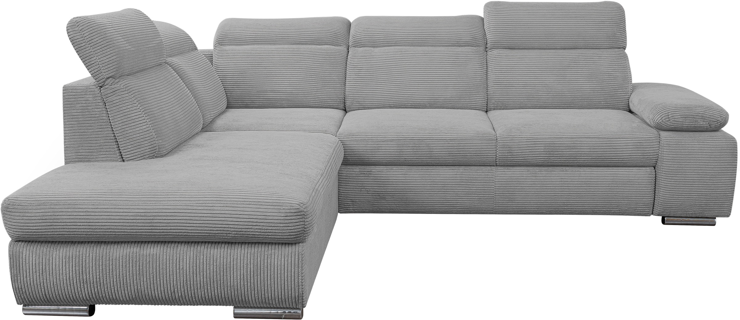 WERK2 Ecksofa "Alicante Cord, inkl. Bettfunktion & Bettkasten, Breite 280cm günstig online kaufen