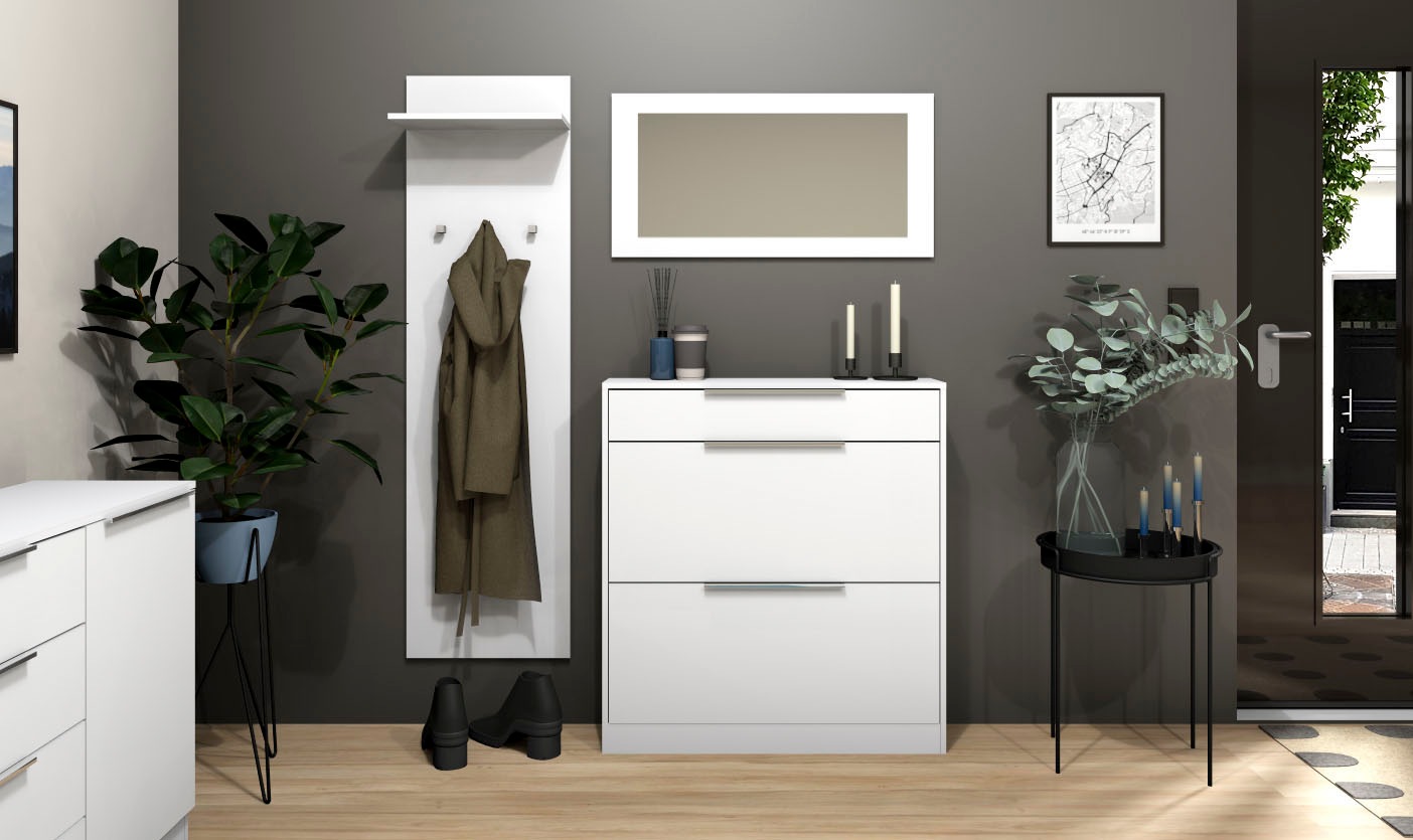 borchardt Möbel Garderoben-Set "Oliva" 3 Stk. tlg. günstig online kaufen