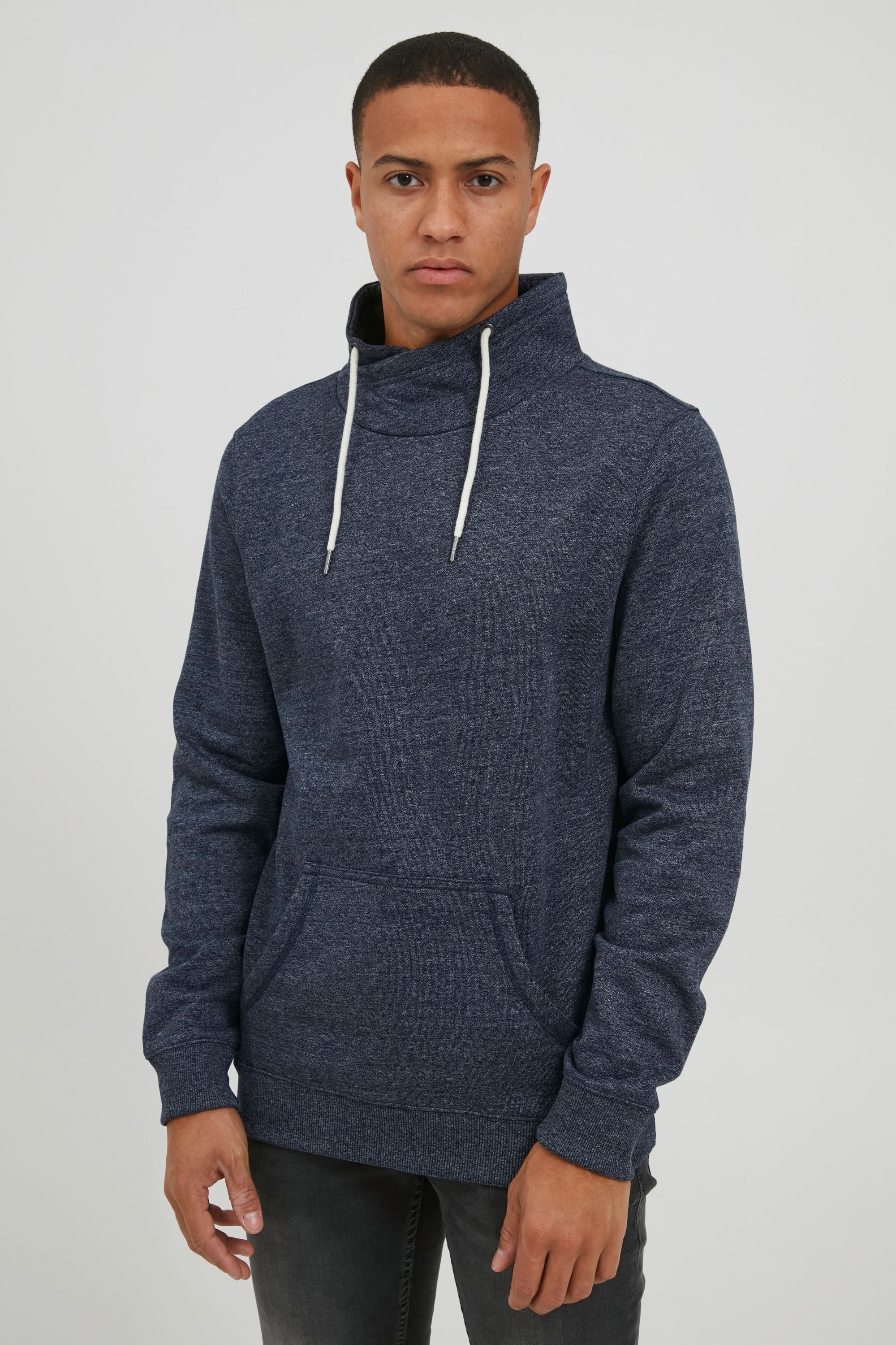 Blend Rundhalspullover "BHLono" Sweatshirt mit Kängurutasche und Tube-Krage günstig online kaufen