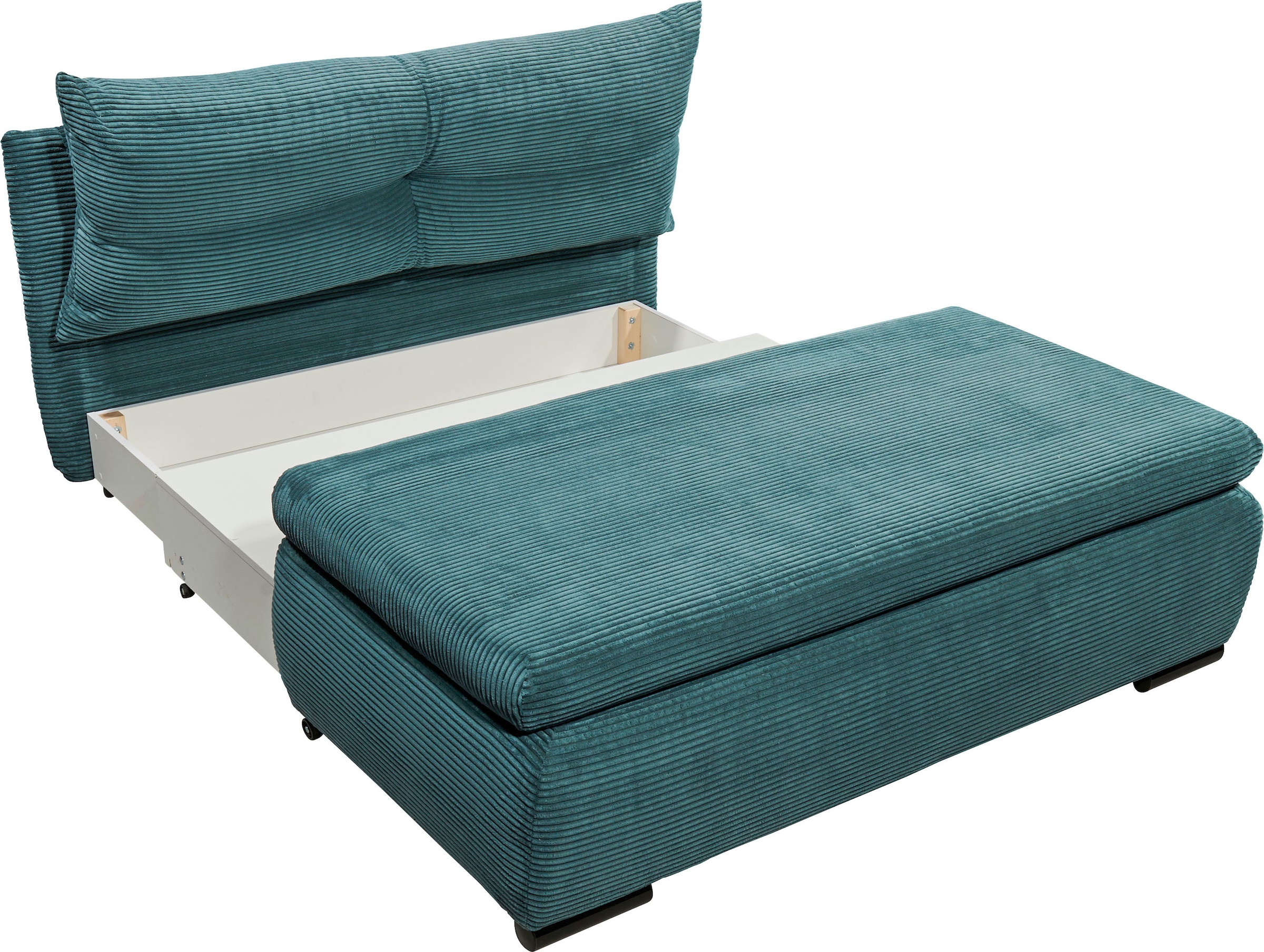ED EXCITING DESIGN Schlafsofa »Charlie«, Schlafsessel mit Bettkasten & 1 Rückenkissen