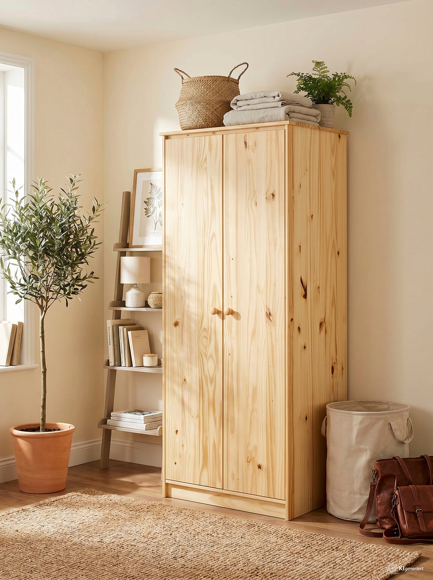 Möbilia Kleiderschrank »Kleiderschrank« mit verstellbaren Einlegeböden