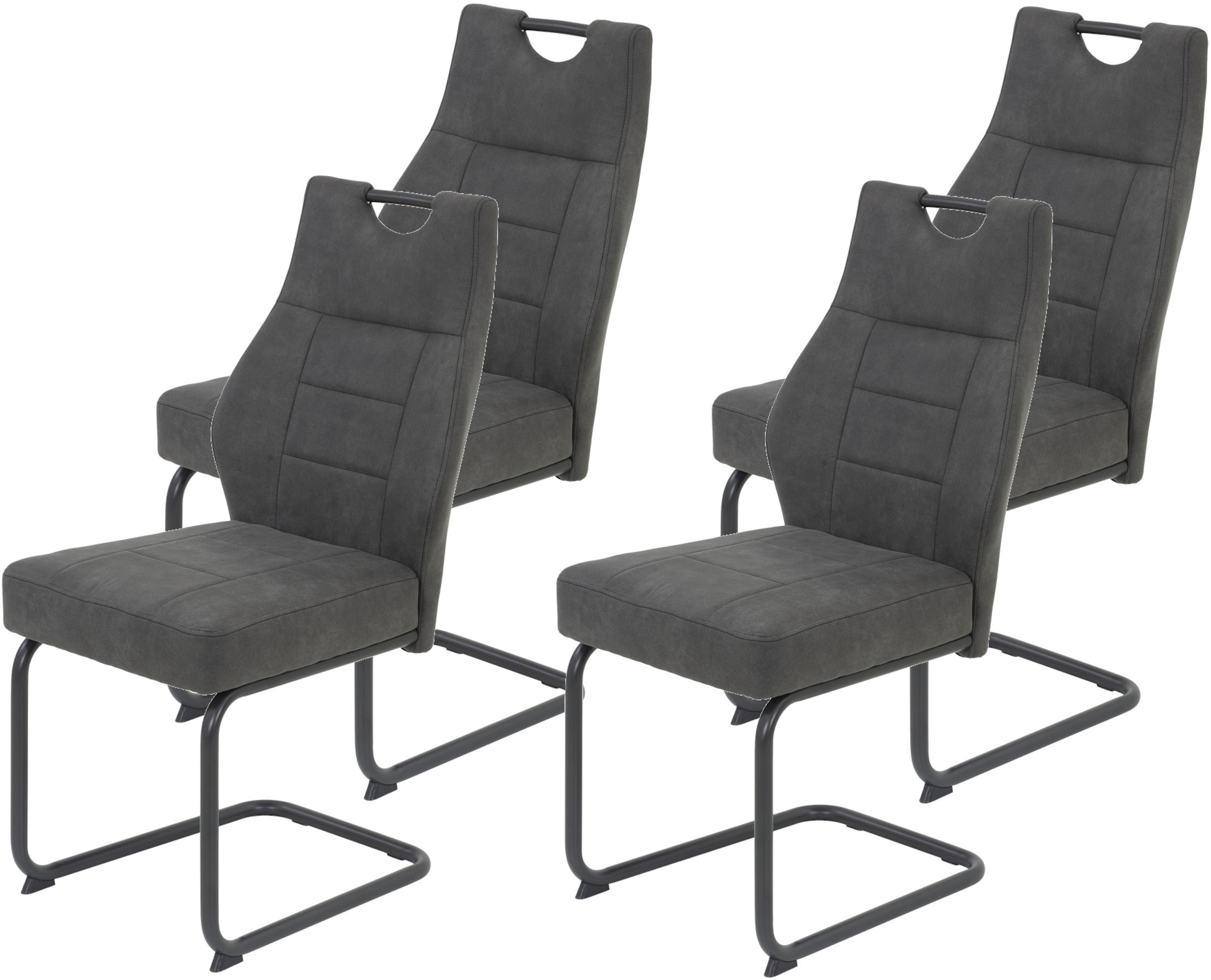 HELA Esszimmerstuhl "Linda S Schwingstuhl" (Set) 4 Stk.mit Taschenfederkern günstig online kaufen