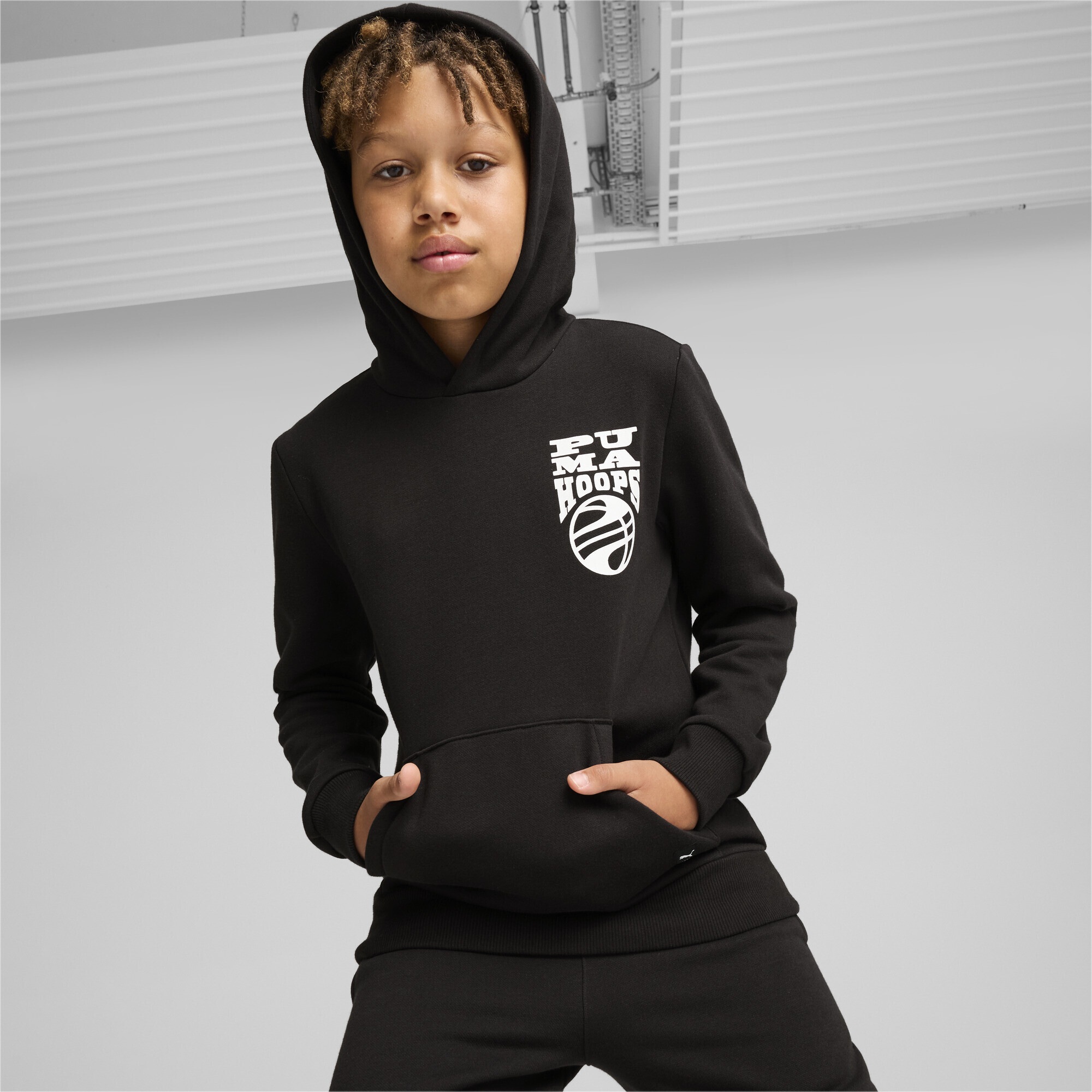 PUMA Hoodie »Basketball Blueprint Hoodie Jungen«