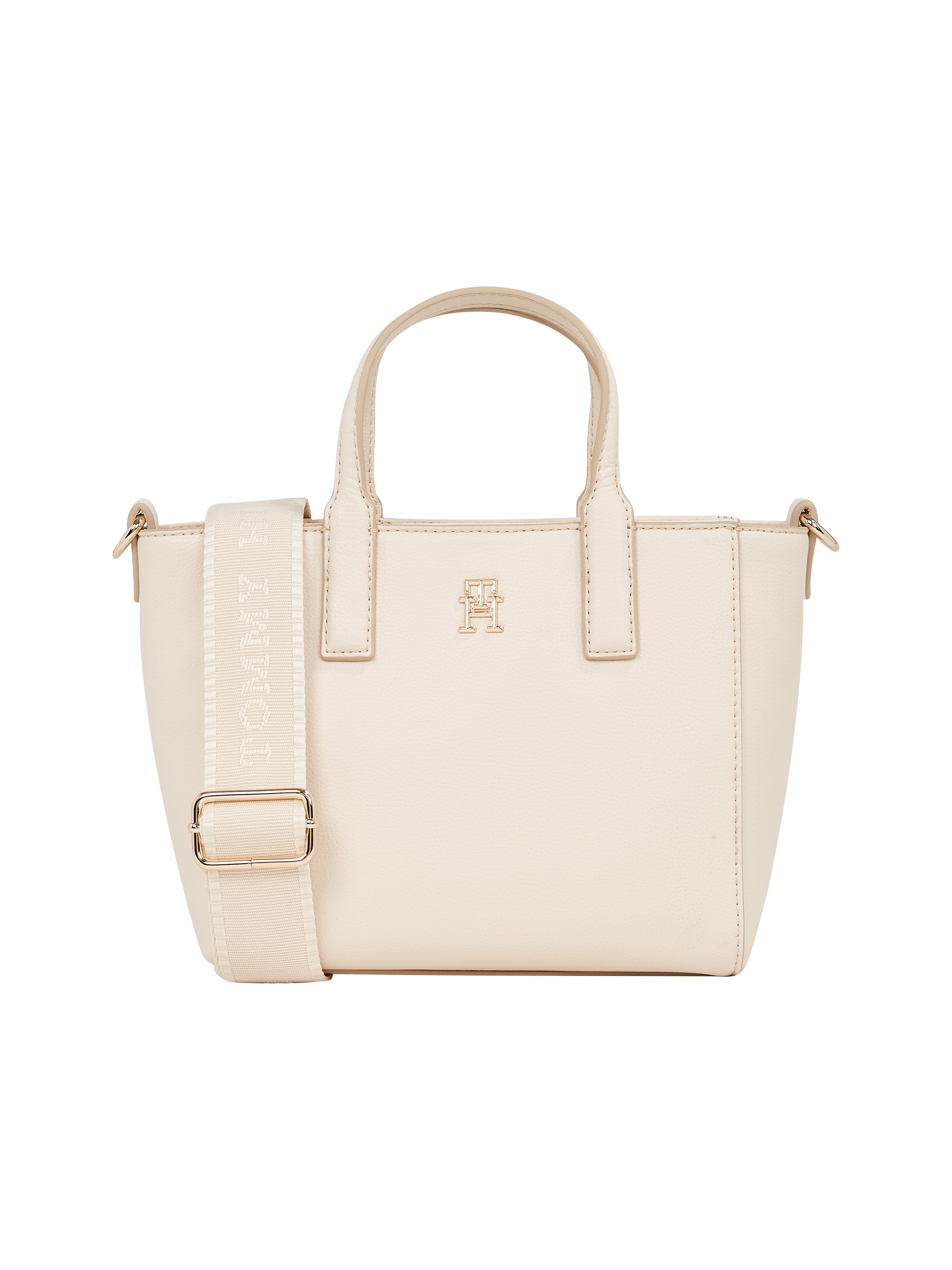 Tommy Hilfiger Shopper "TH SOFT LOGO MINI TOTE", Damen Beuteltasche, Henkel günstig online kaufen