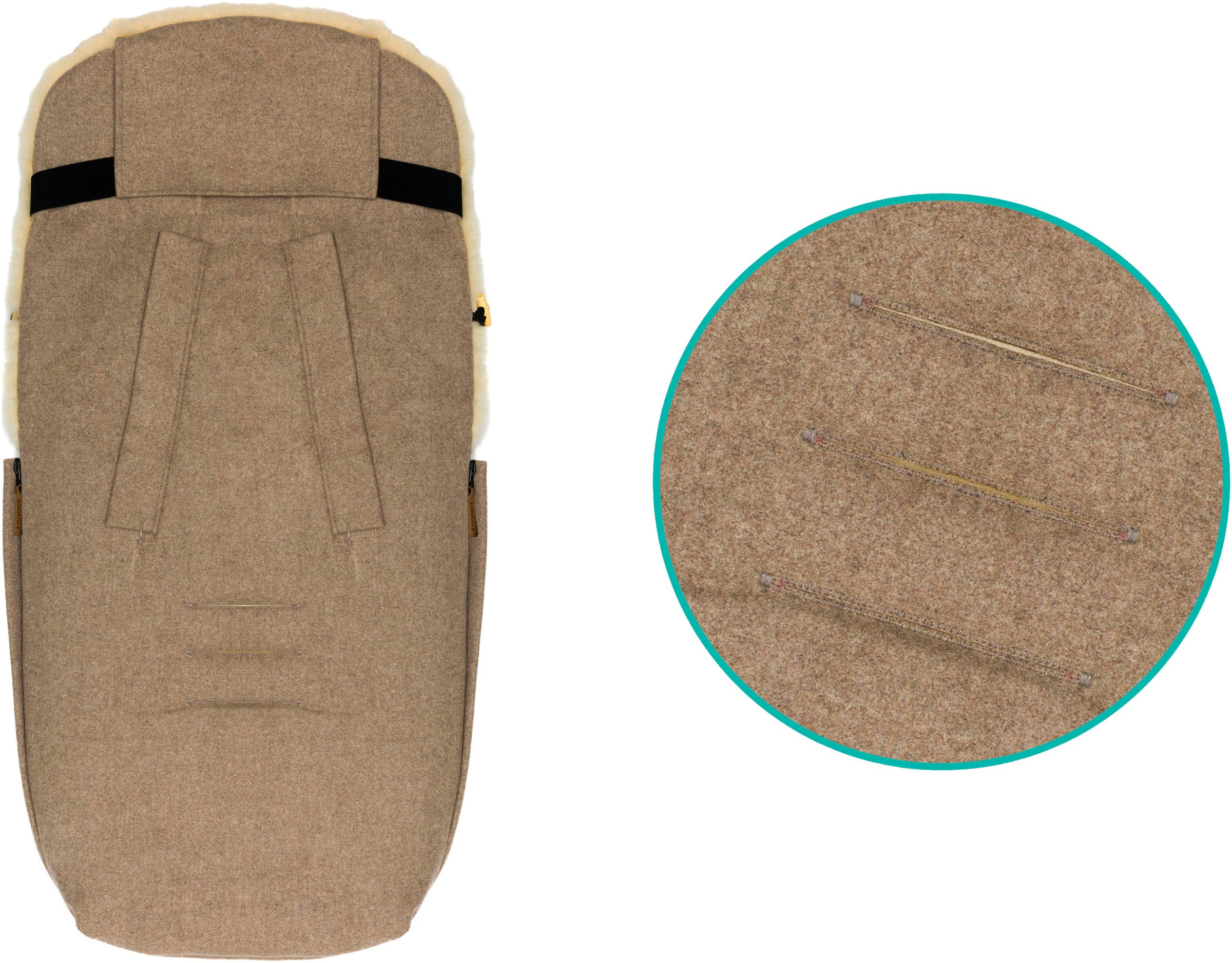 Thumbnail - Fillikid Fußsack "Bernina Wool, Winterfußsack"