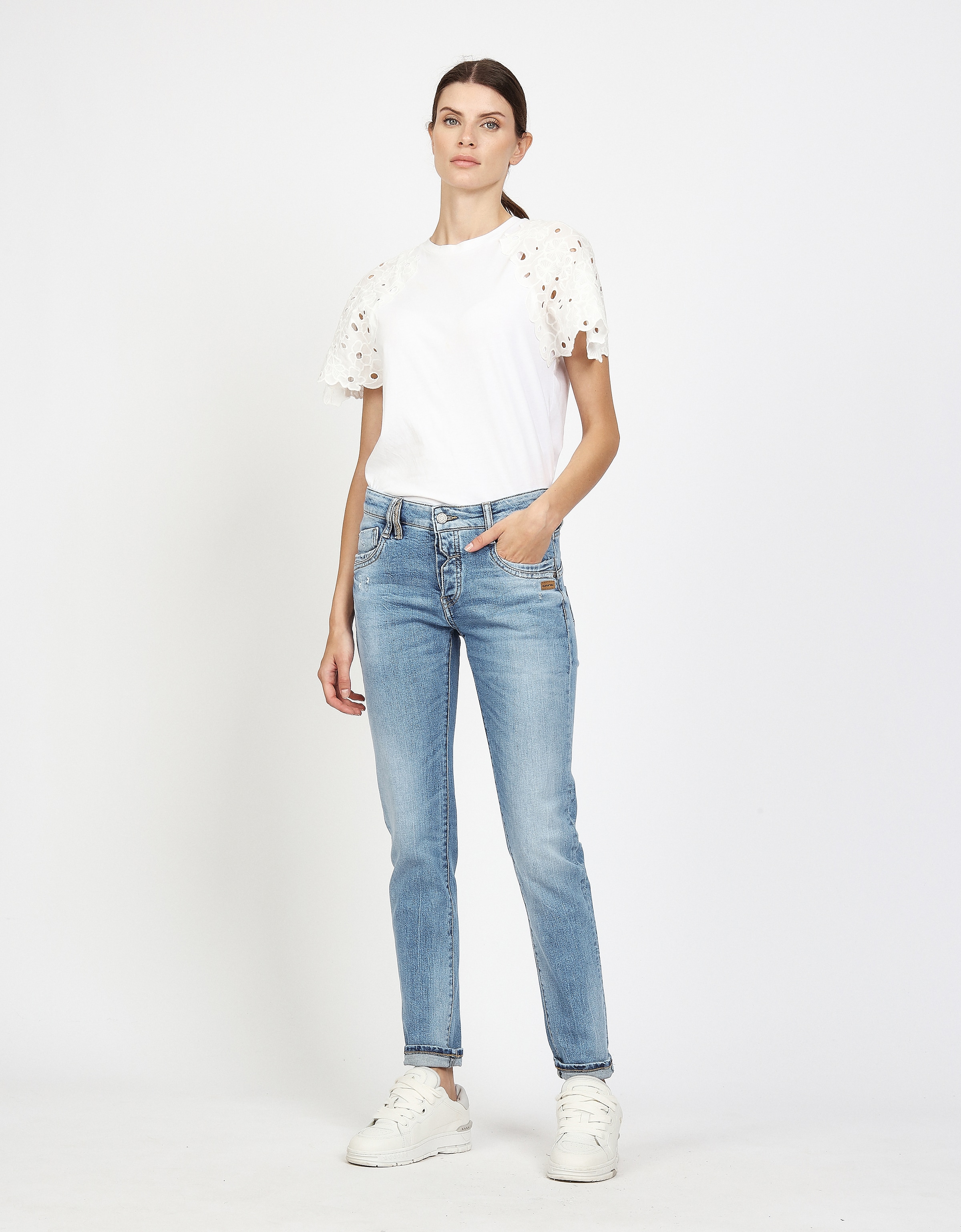 GANG »94GERDA« elastische Denimqualität für hohen Tragekomfort