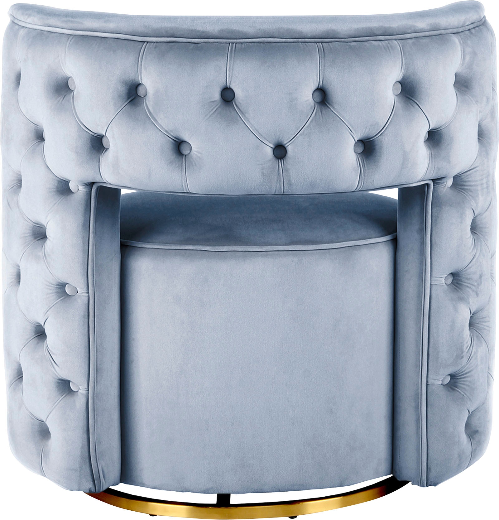 Kayoom Sessel »Drehsessel Sophistic,  hochwertiges Gestell aus Eisen« Sessel, OTTOs Choice, 1 Stk. tlg. drehbar, elegant, samtweich, gesteppt,