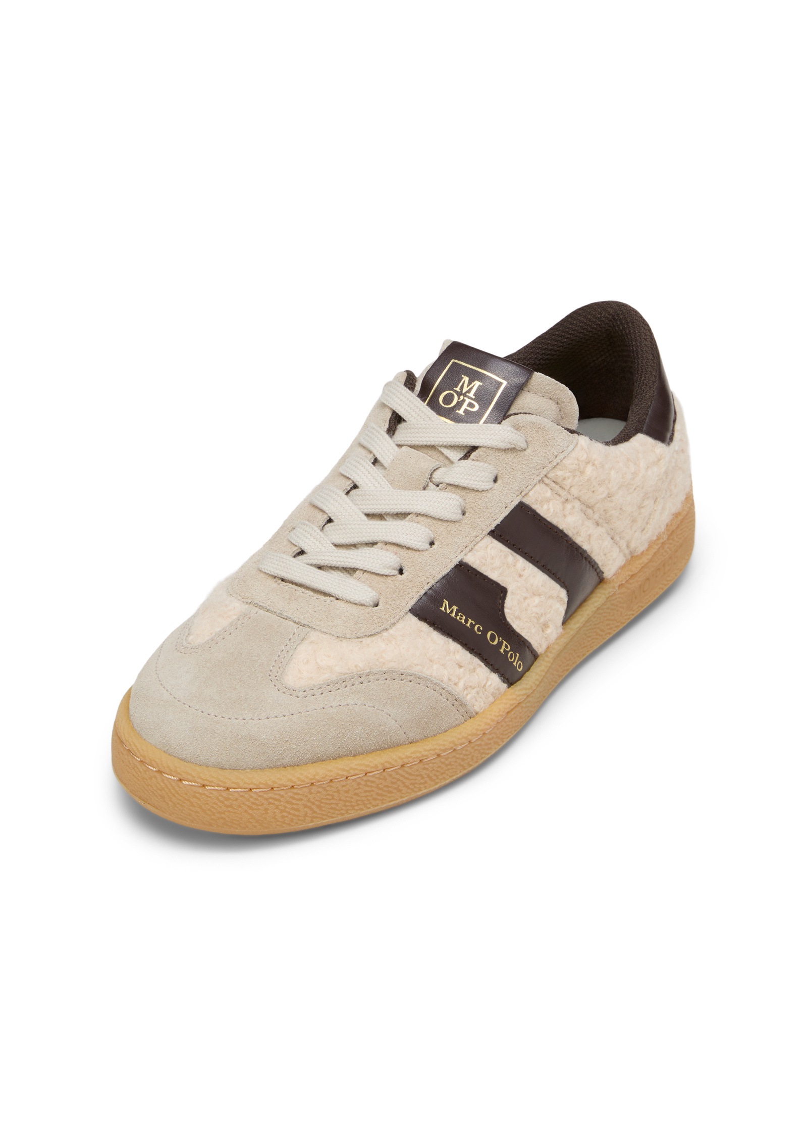 Marc OPolo Sneaker "aus Leder und Teddyfell" günstig online kaufen