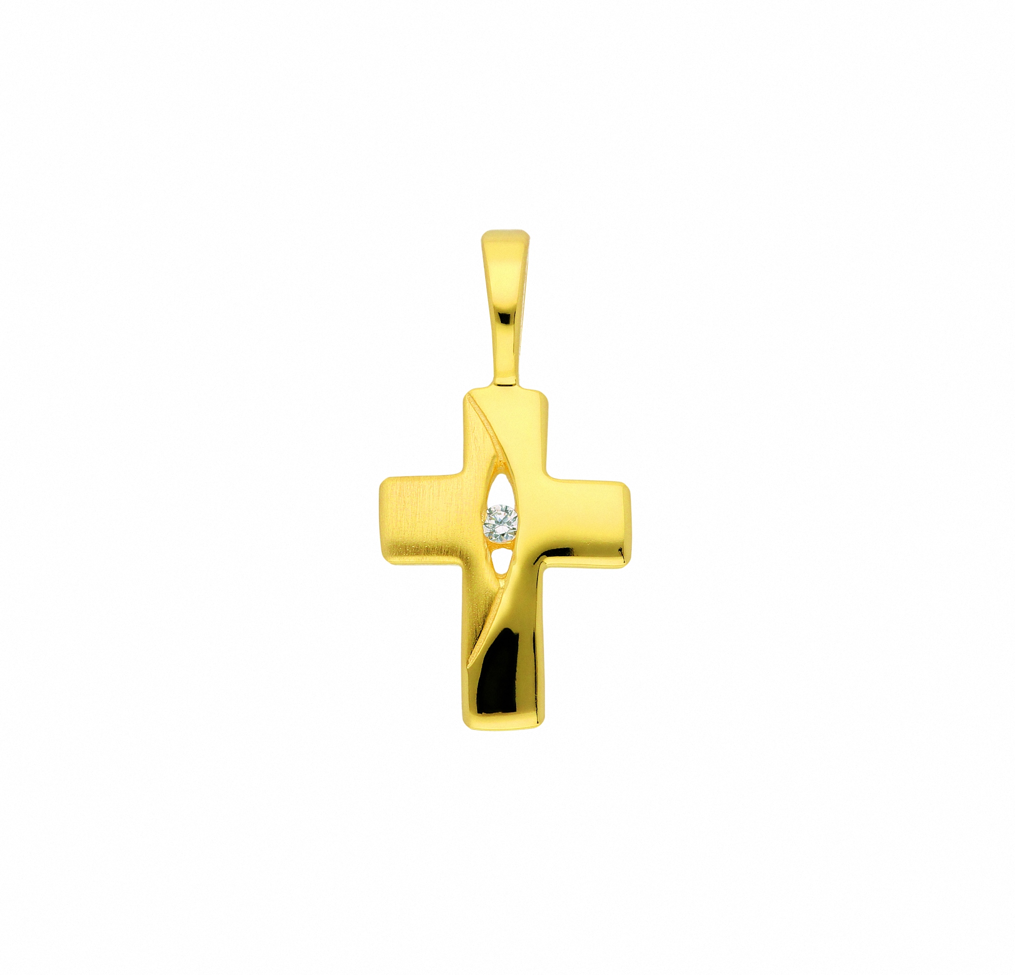 Adelia´s Kette mit Anhänger »333 Kreuz Schmuckset Set Halskette Anhänger« mit Gold