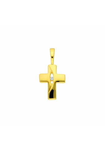 Adelia´s Kette ohne Anhänger »333 Gold Kreuz Anhänger mit Zirkonia - Set mit Halskette« kaufen