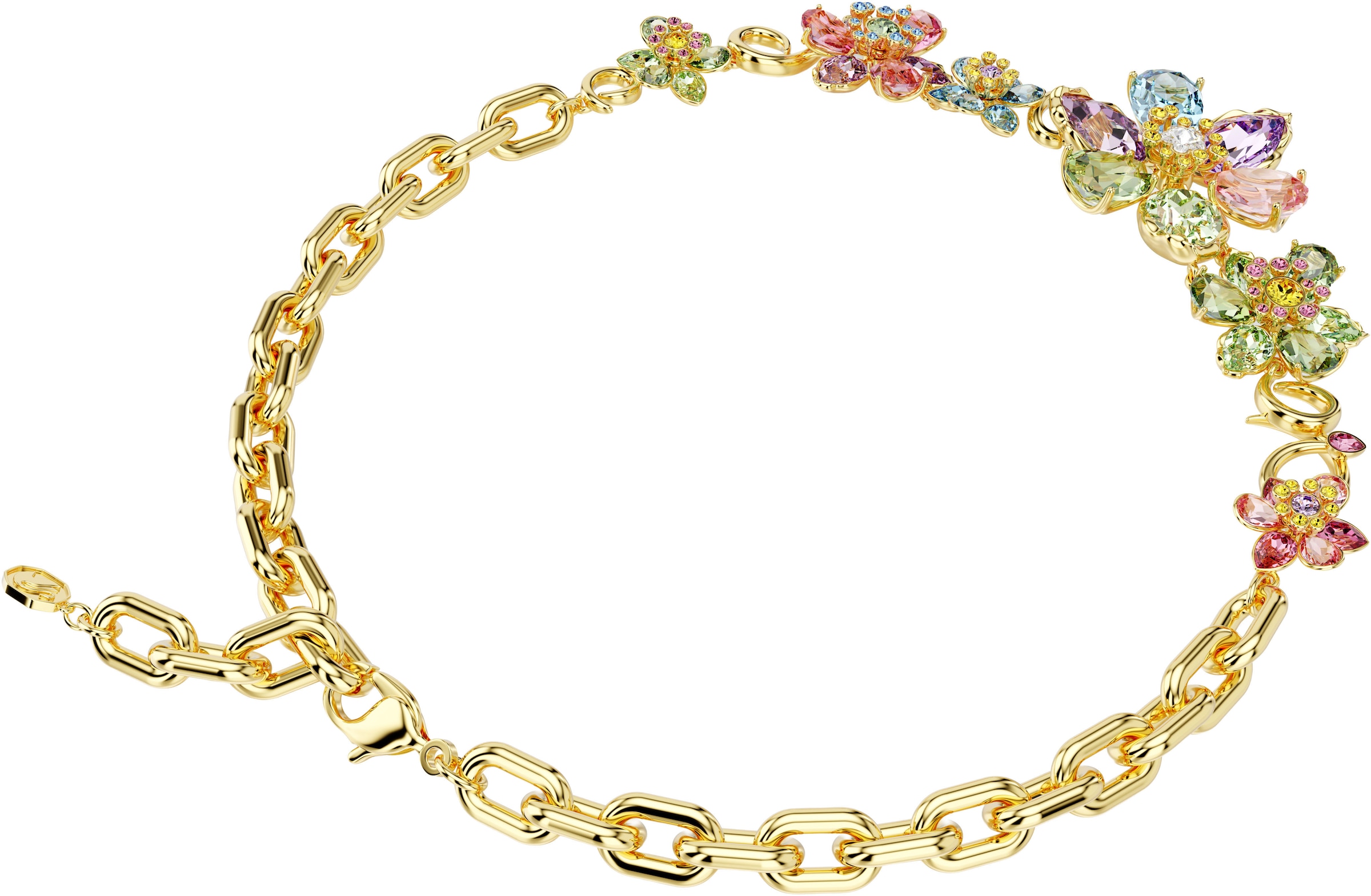 Swarovski Collier »Schmuck Geschenk Idyllia Halskette Blume, 5709030«, mit Swarovski® Kristall