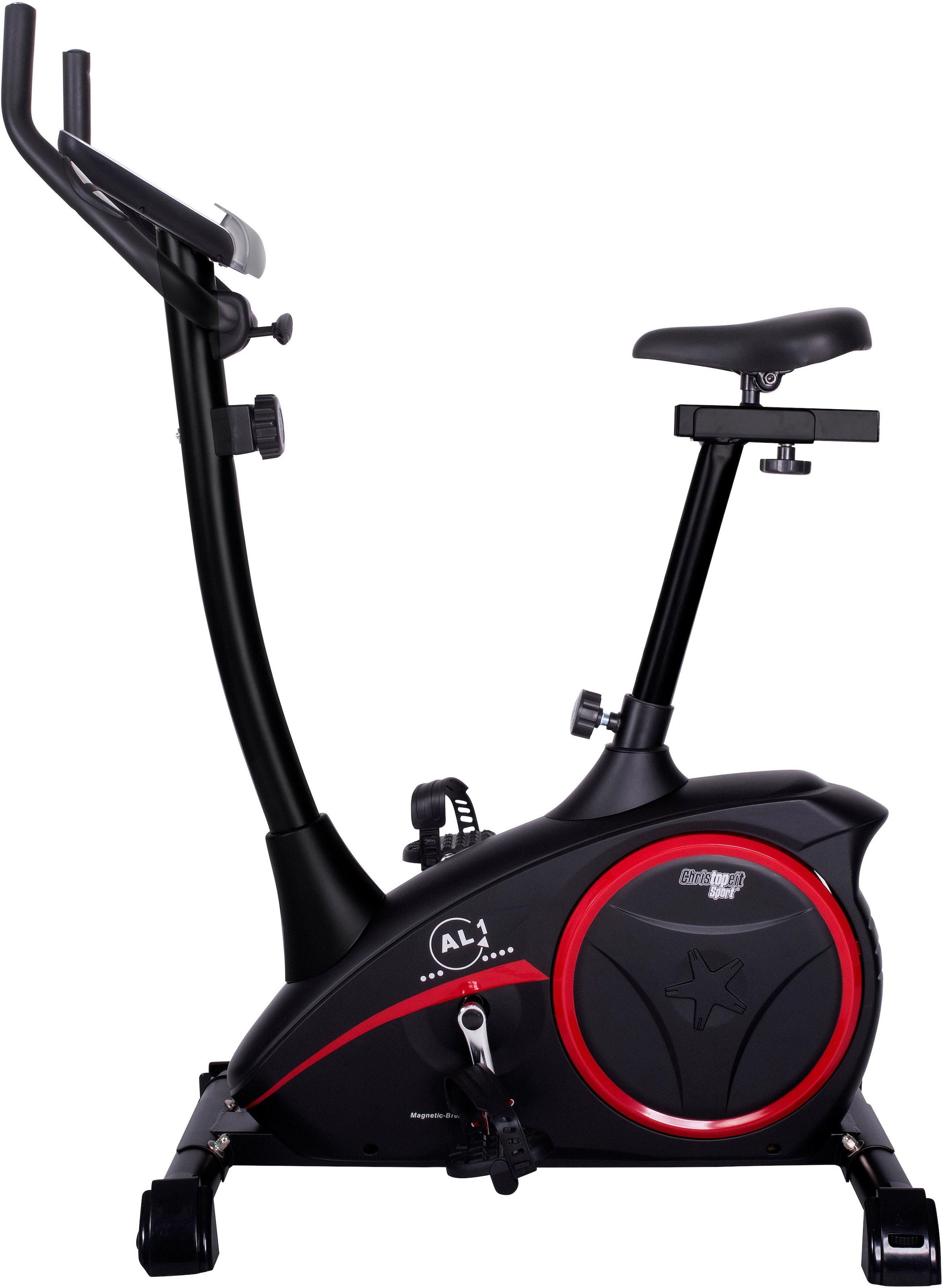 Christopeit Sport® Heimtrainer »AL 1«, (mit Tablet-Halterung), Schwungmasse ca. 9 kg, 8 Widerstandsstufen