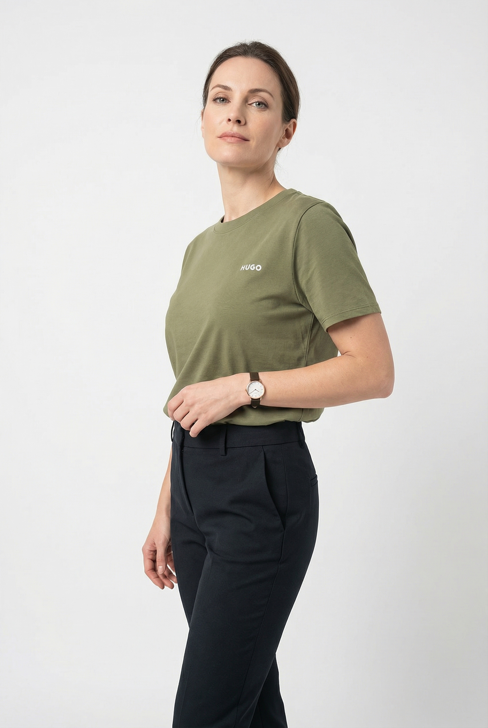 Hugo Underwear T-Shirt Dunkelgrün S 4