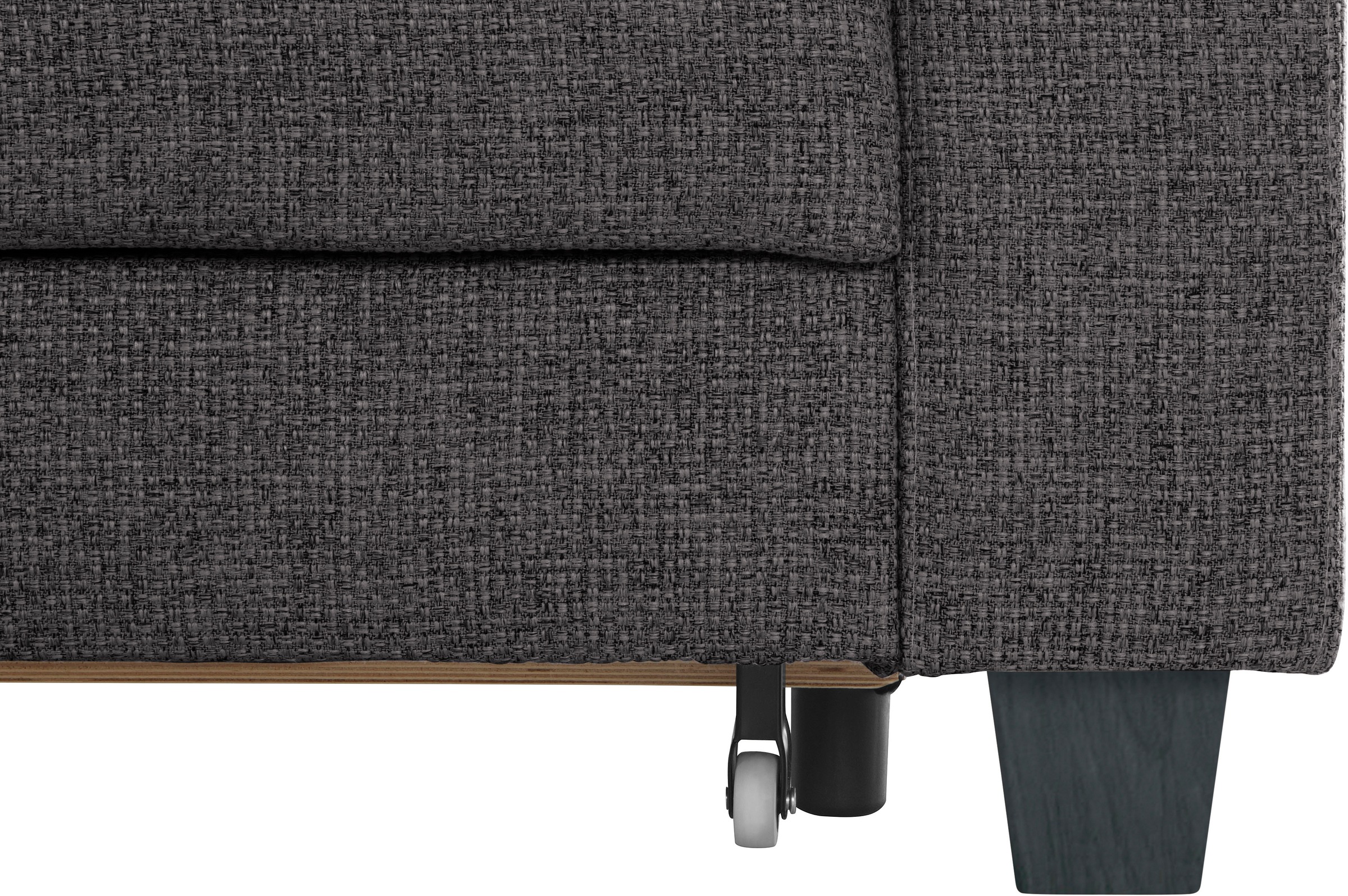 TRENDMANUFAKTUR Ecksofa »Chamber, zeitlos und modern, hoher Sitzkomfort, L-Form«, wahlweise mit Schlaffunktion