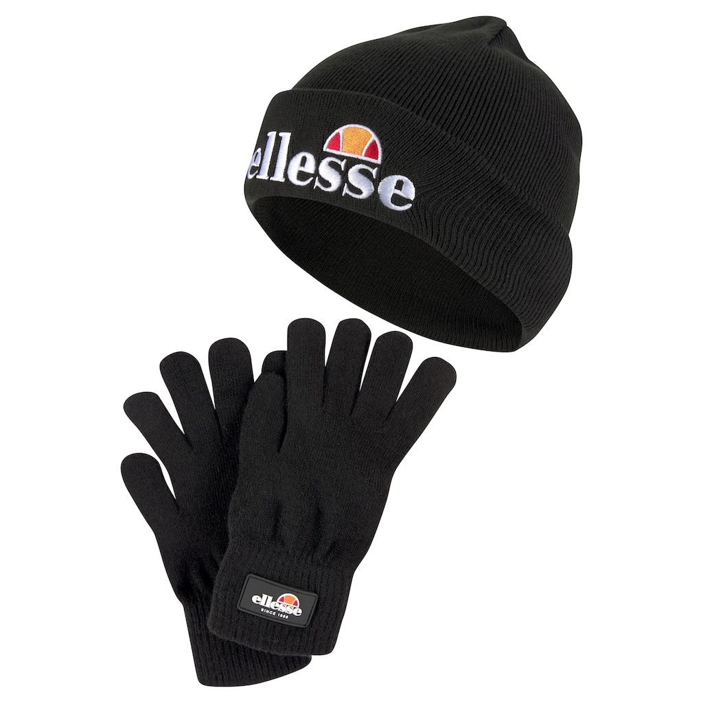 Ellesse Strickmütze »Velly And Bubb Gift Pk«, (Set, 2 St., mit Handschuhen)