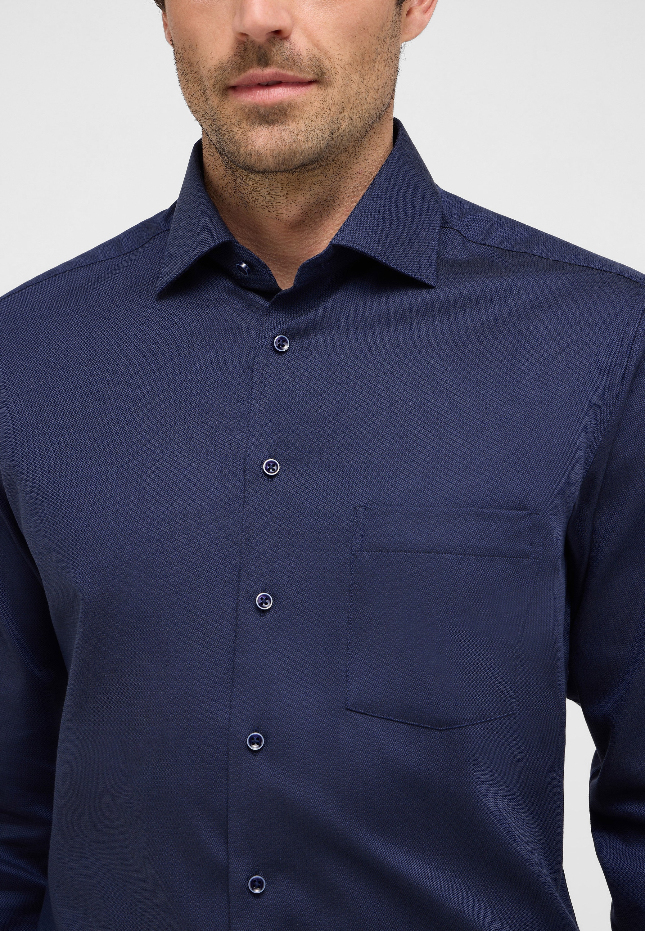 Thumbnail - Eterna Langarmhemd "MODERN FIT" NON IRON (bügelfrei)