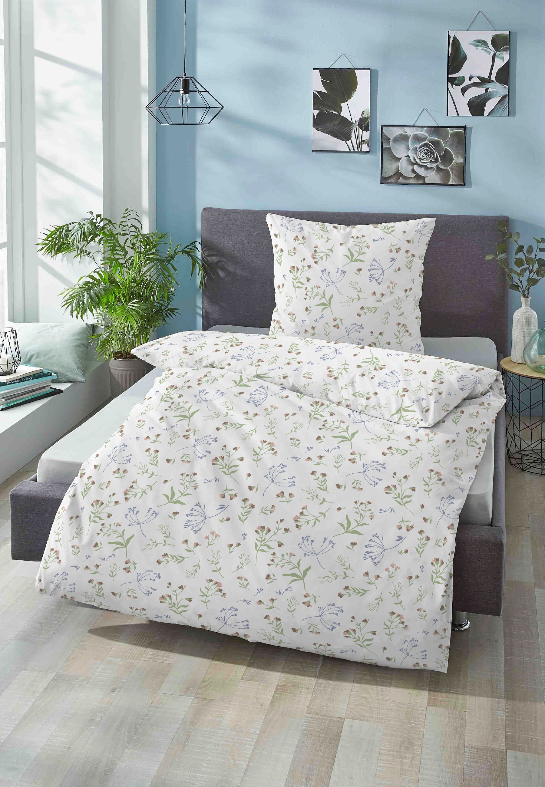 Castell - Markenbettwäsche Bettwäsche "Tilda" 2 tlg. hautsympathisch, 100% günstig online kaufen