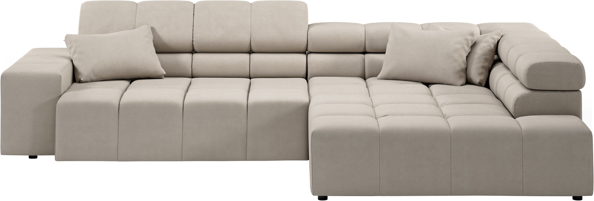 INOSIGN Ecksofa "Ancona incl. Kopfteilverstellung, Breite 319cm, L-Form", w günstig online kaufen
