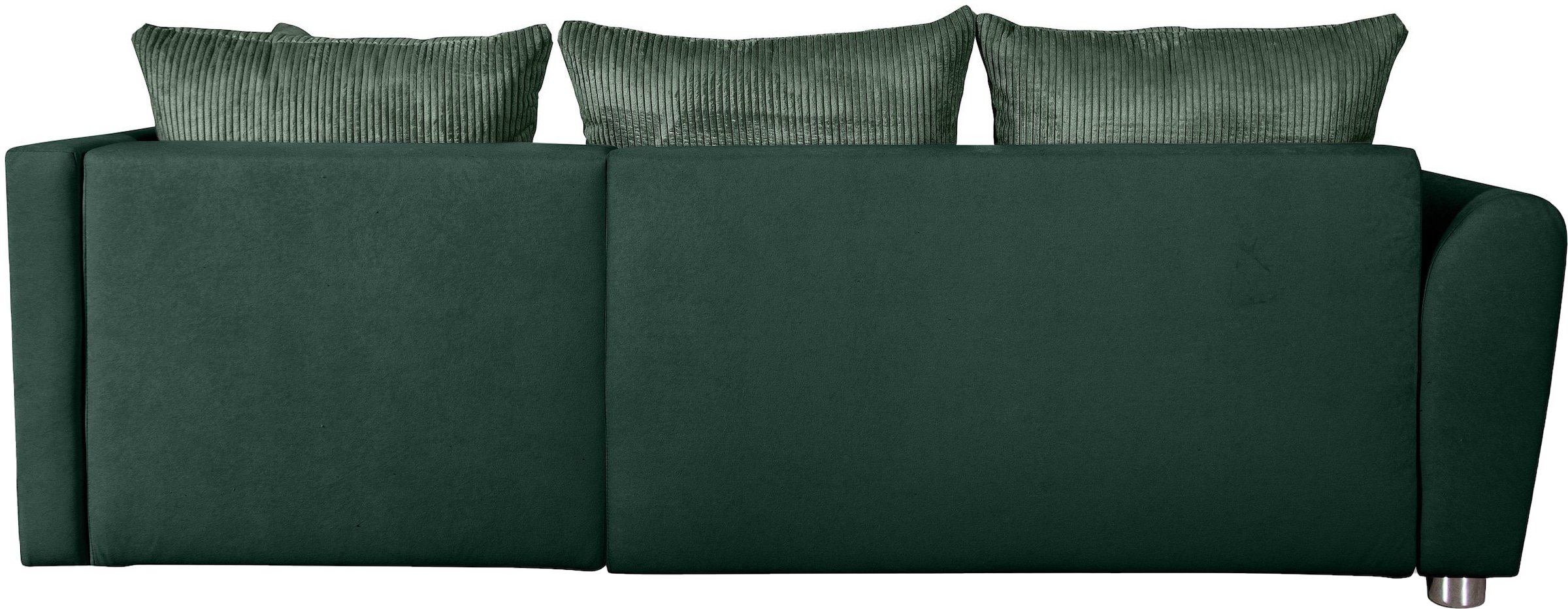 COLLECTION AB Ecksofa »JANA«, Ecksofa,Bettfunktion,Bettkasten,Bonnelfederkern,Rückenkissen