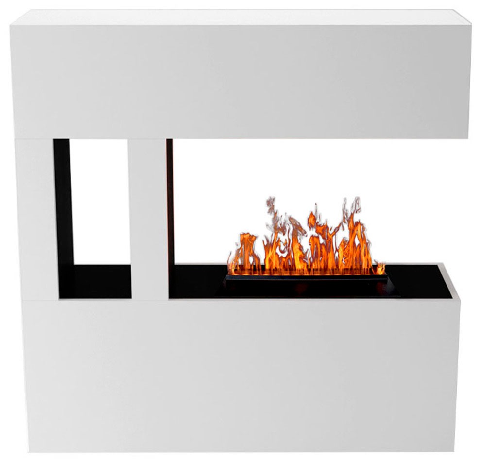 GLOW FIRE Elektrokamin »»Schiller, Pocket««, Wasserdampfkamin mit 3D Feuer mit integriertem Knistereffekt
