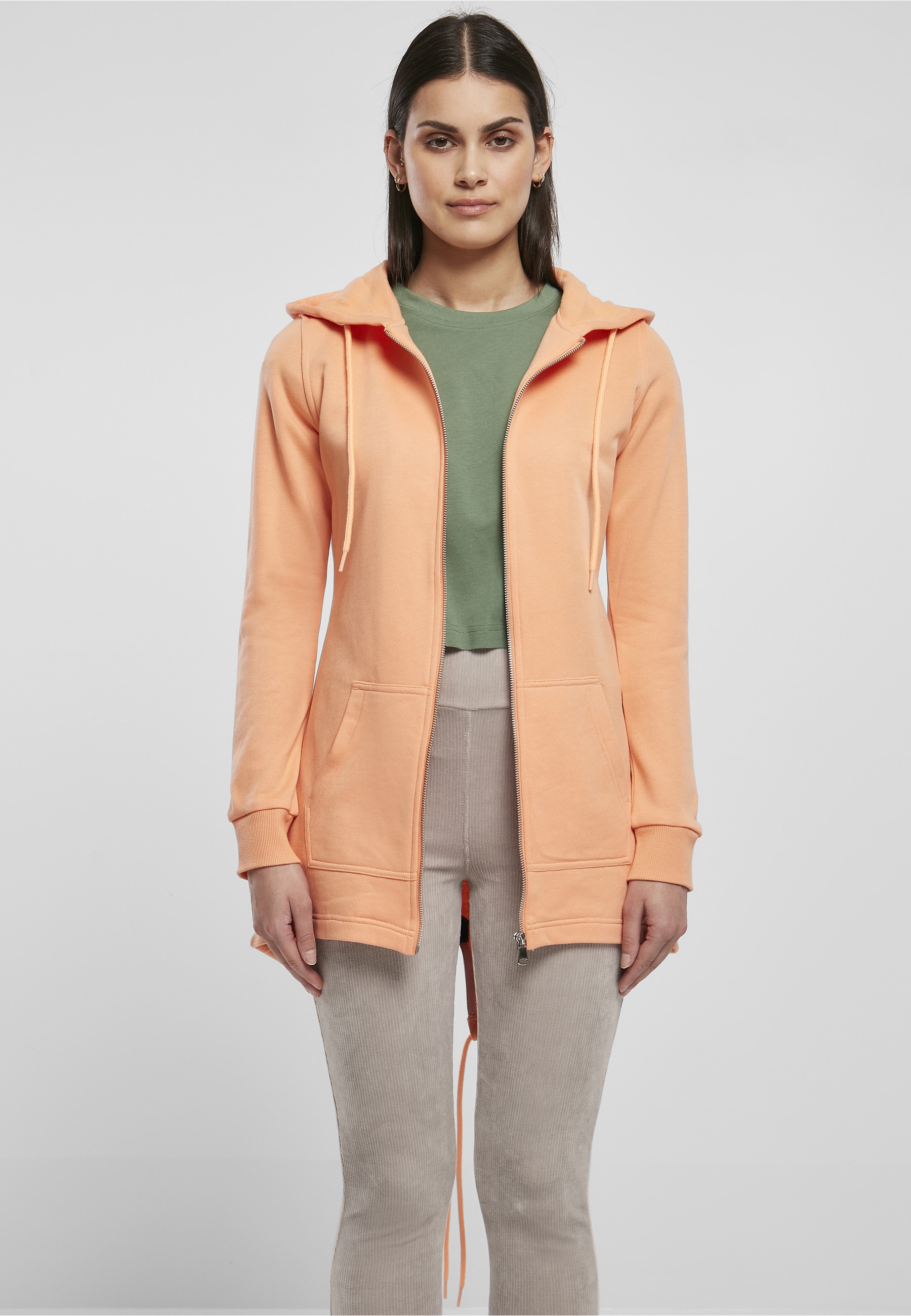 URBAN CLASSICS Cardigan »Urban Classics Damen Ladies Sweat« 1 Stk.