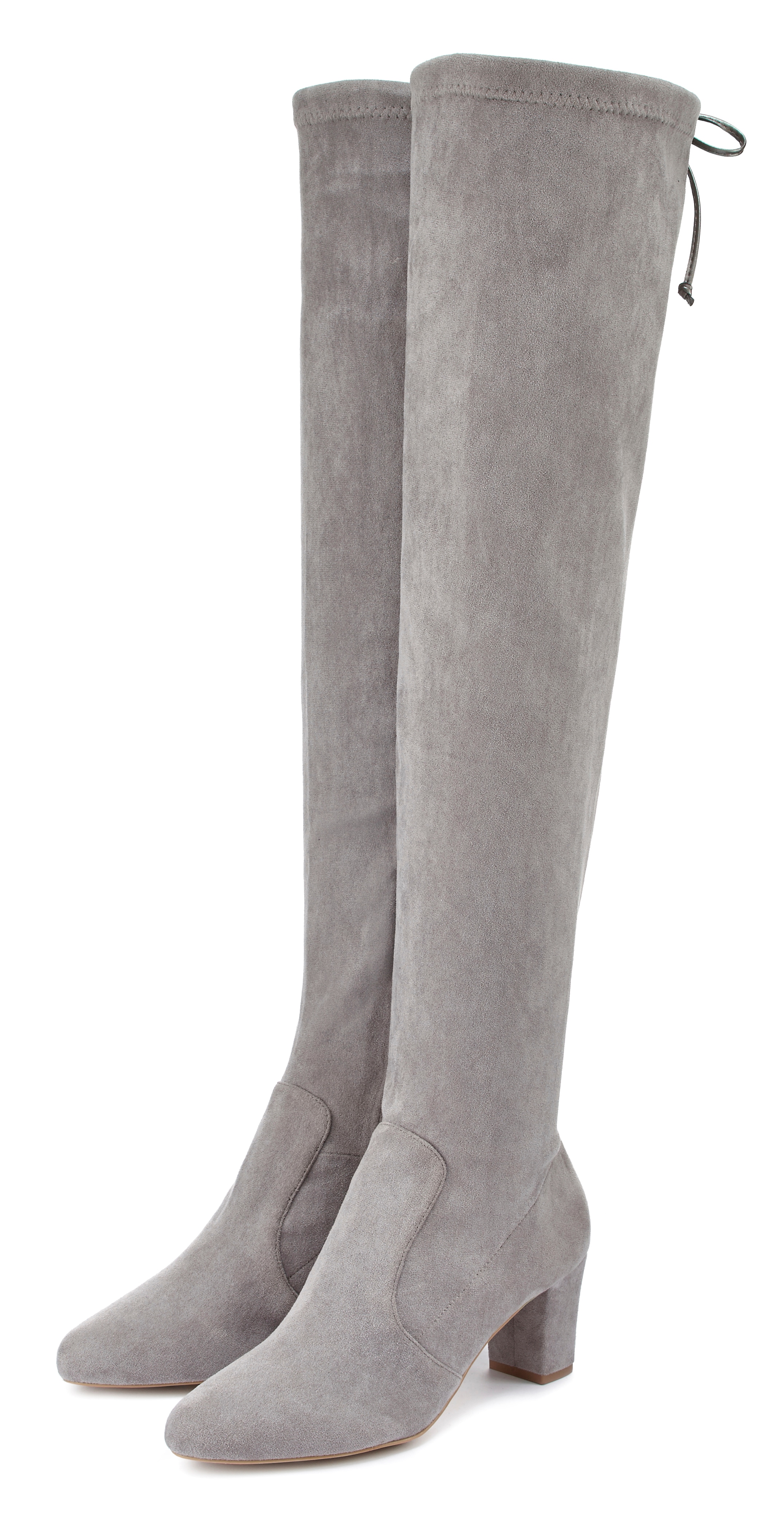 LASCANA Overkneestiefel "Slouchy Boots, Langschaft Stiefel, Schlupf-Boot," aus weichem Stretchmaterial