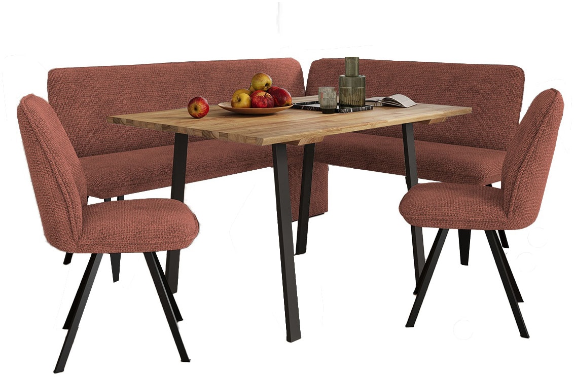 OTTO home Eckbankgruppe "Mily Essecke, Sitzgruppe, Eckbankgruppe, Küchenbankgruppe" Set, 4er, 4 Stk. tlg. BESTSELLER