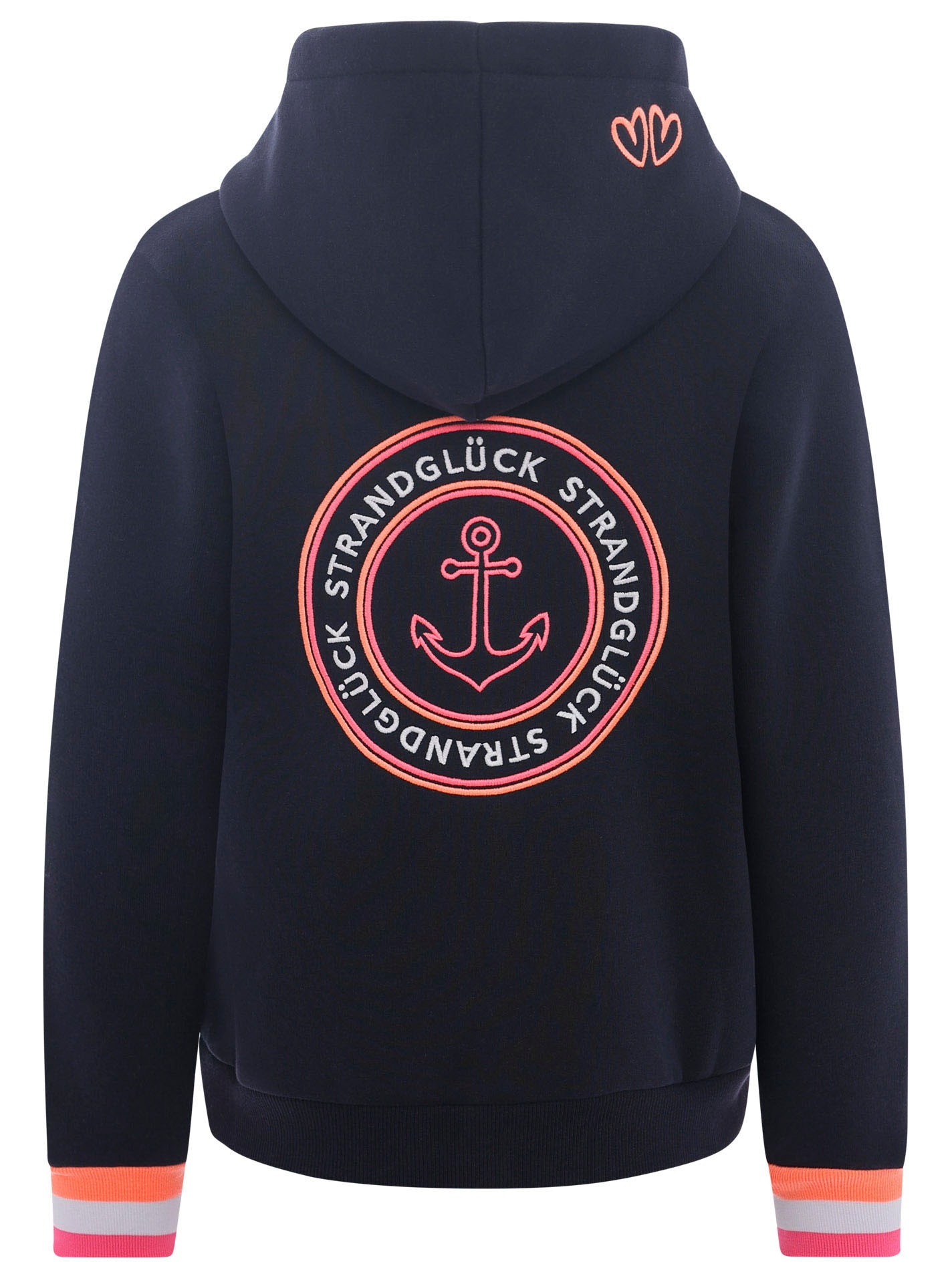 Zwillingsherz Kapuzensweatjacke