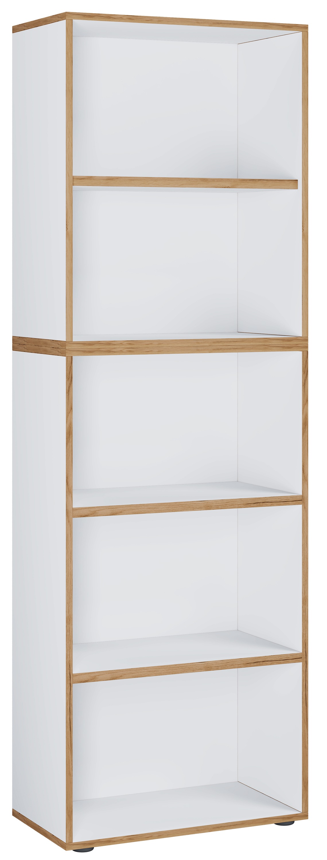 VCM Aktenregal »VCM Holzregal stehend | platzsparender Aktenschrank | Maße ca. B. 60 x H. 183 x T. 33 cm | Elegantes Regal | Büroregal ¿ Salia 5fach B. 60 cm«