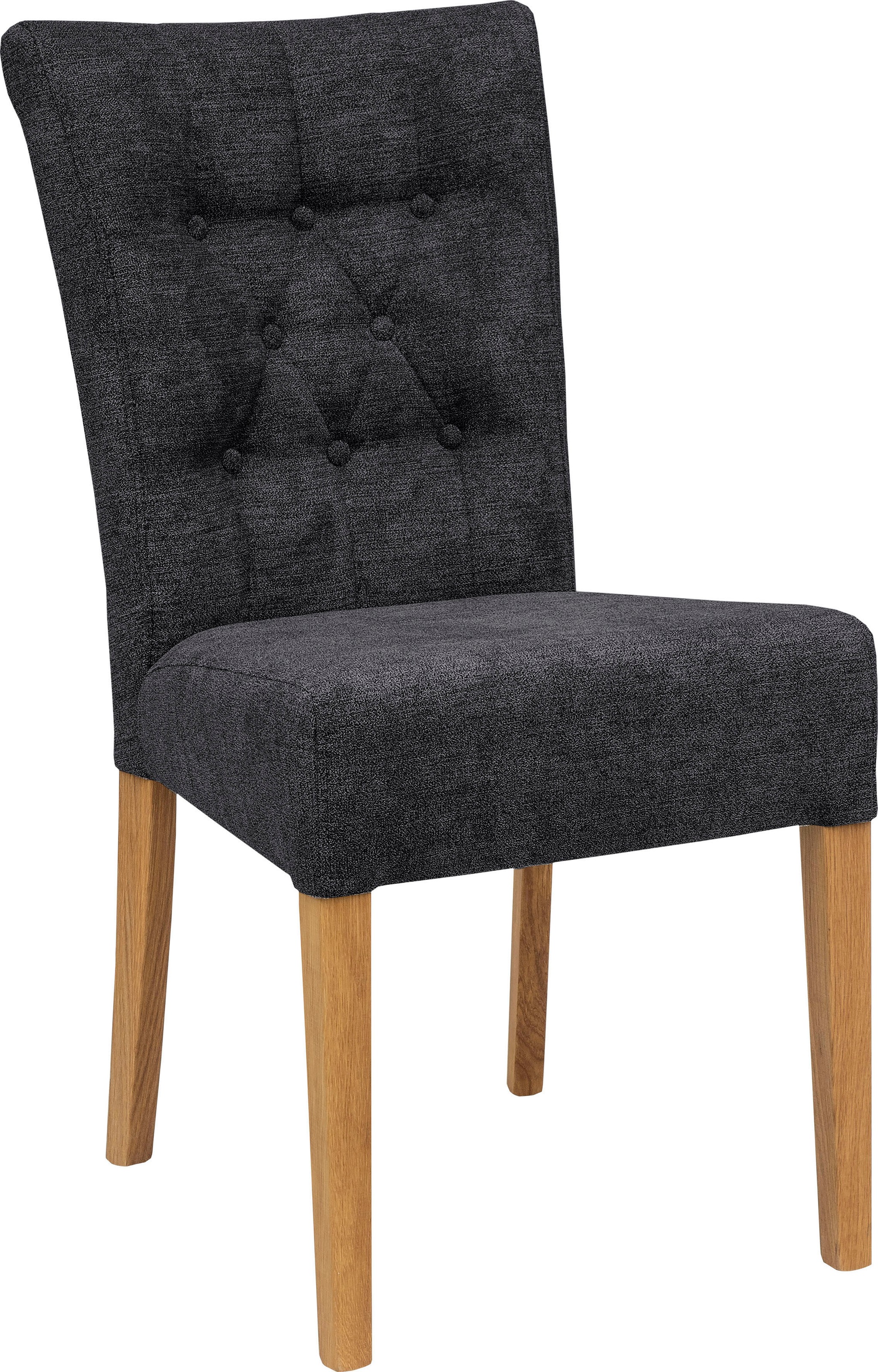 Home affaire Polsterstuhl »Queen«, (Set), 4 St., Feinstruktur, Esszimmerstuhl mit Knopfheftung, 2er, 4er oder 6er-Set