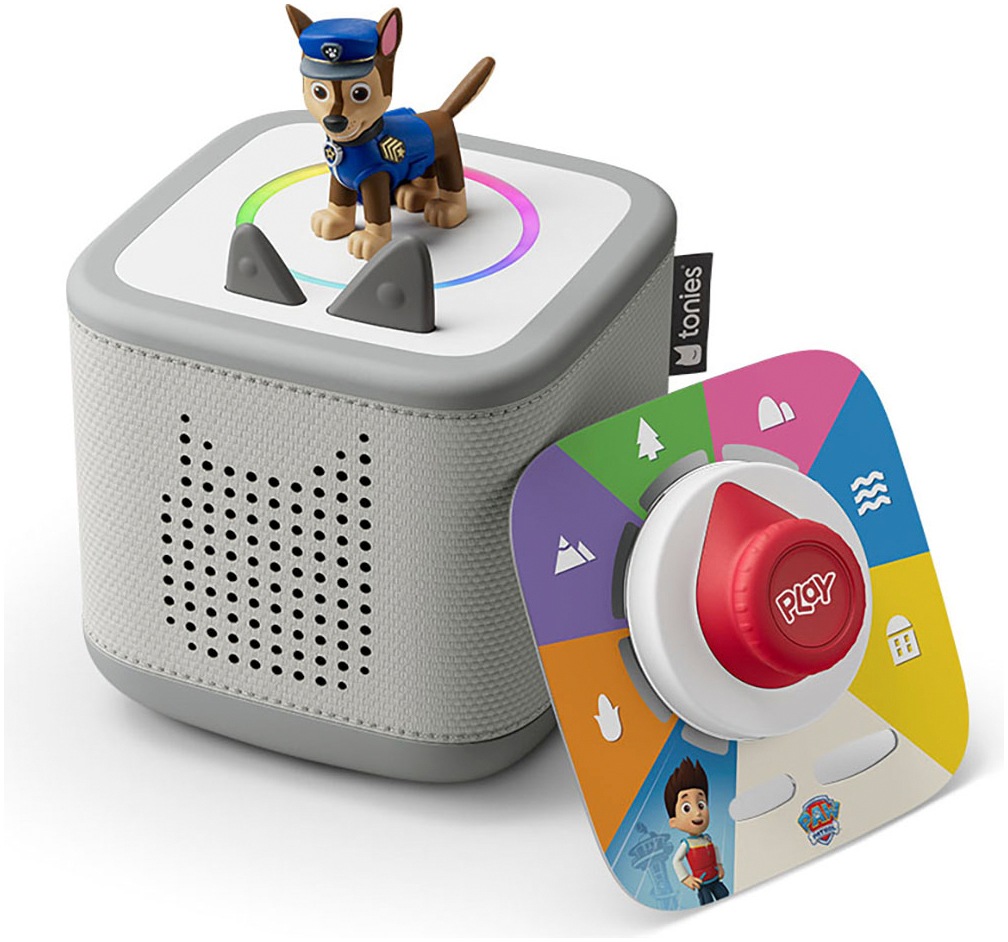 TONIES Lautsprecher "Toniebox 2 Play Set Paw Patrol Chase"grau, Wohnzimmer, Lautsprecher