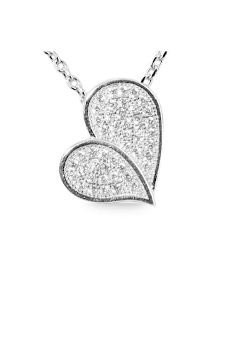 Adelia´s Kettenanhänger »Anhänger Herz aus 925 Silber mit Zirkonia« kaufen