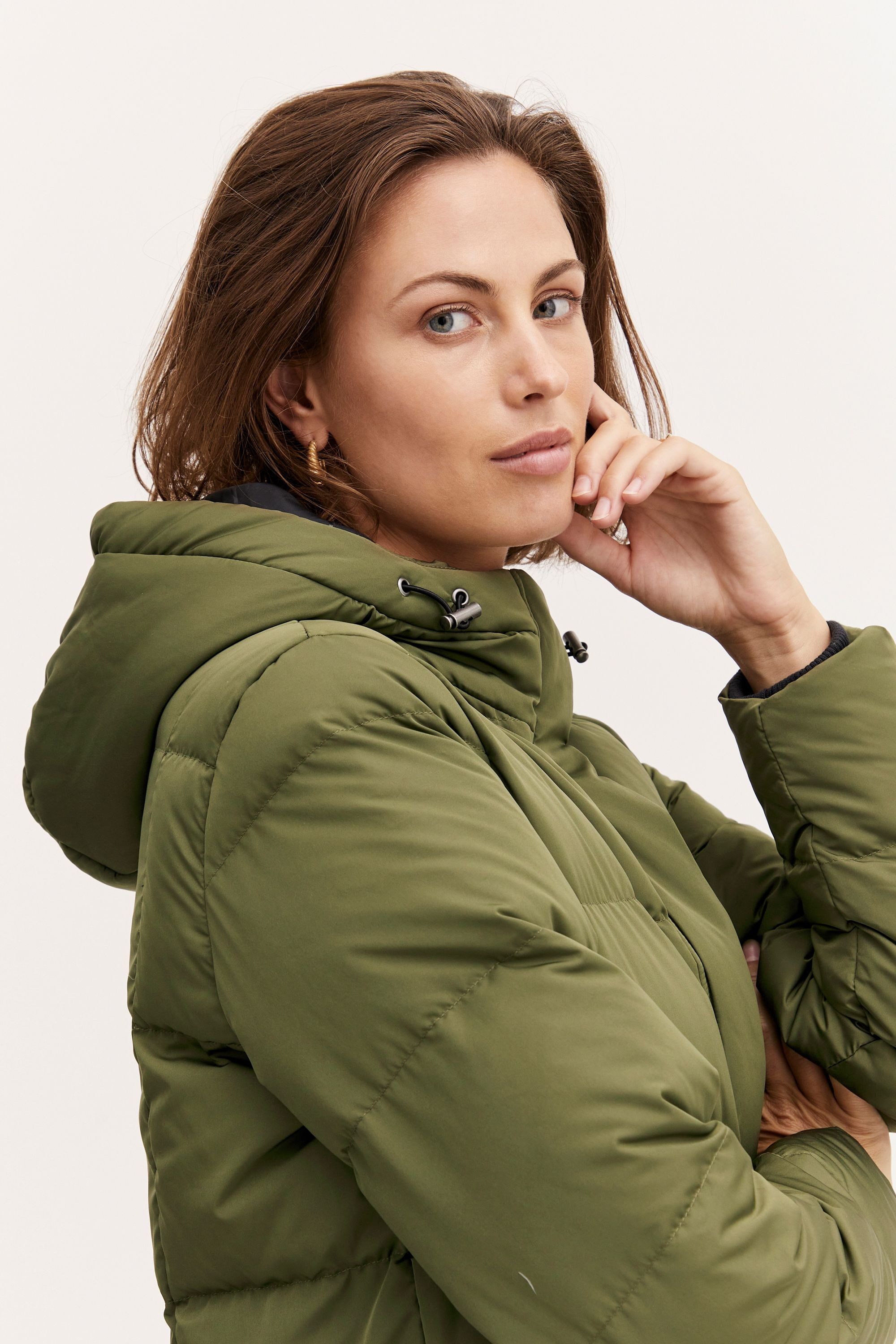 fransa Steppjacke »Steppjacke FRBella«, mit Kapuze