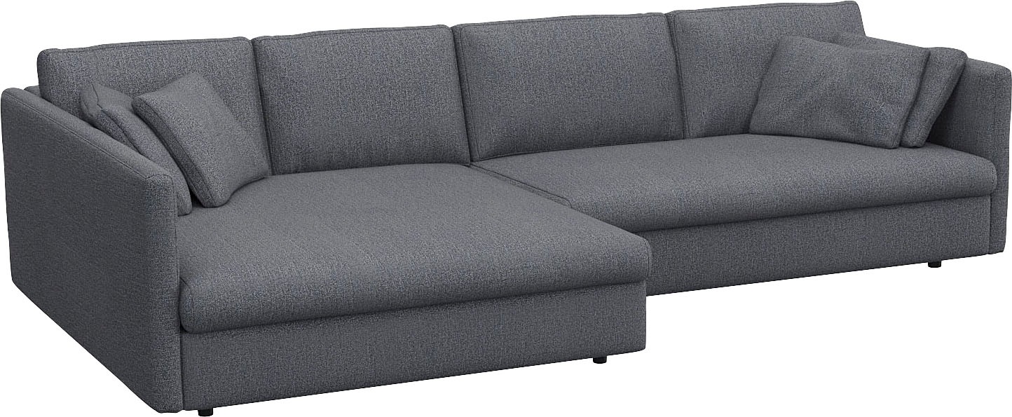 FLEXLUX Ecksofa "Lovane", Weich & anschmiegsam, große Sitztiefe auf Kaltsch günstig online kaufen