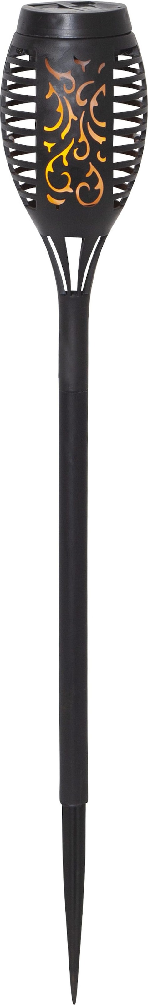 Parforce Traditional Hunting LED Solarleuchte »Solar-Wegleuchte Flame Mini« LED-Board 3 Stk. Extra-Warmweiß 3er-Set, Flammeneffekt, Dämmerungssensor, Mini-Fackelform