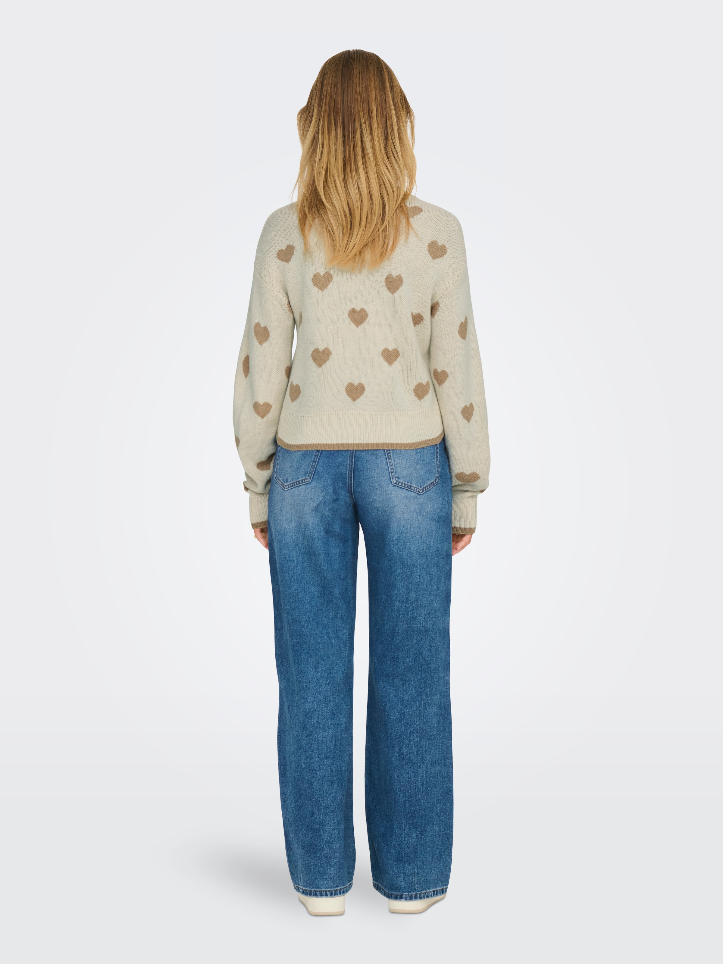 JDY Rundhalspullover »JDYROMANCE L/S JACQ. PULLOVER KNT NOOS«