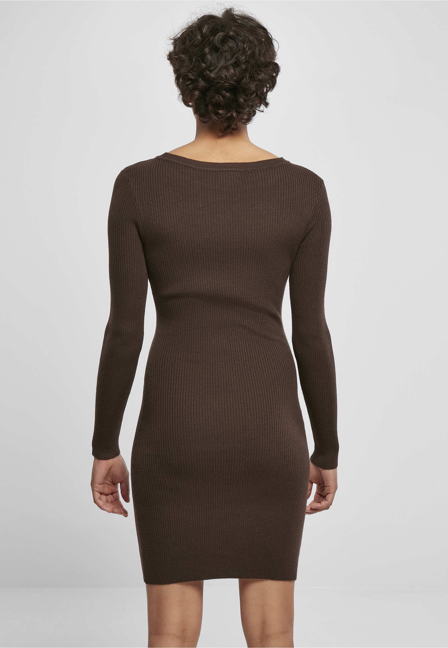 URBAN CLASSICS Shirtkleid »Urban Classics Damen Ladies Cut Out Dress« 1 Stk. tlg.