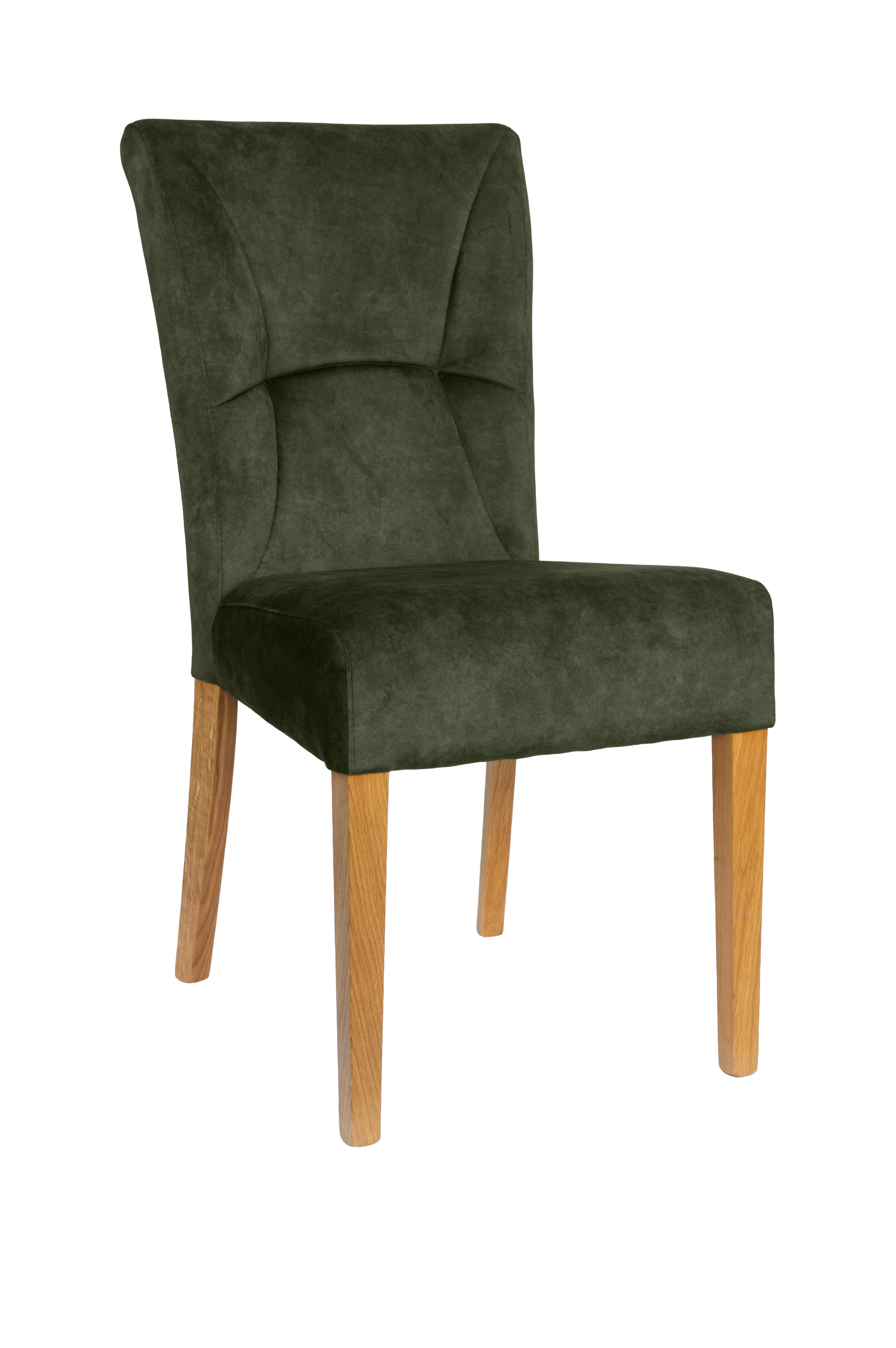 Home affaire 4-Fußstuhl "Henry" (Set) 2 Stk. Samtvelours Sitz und Rücken ge günstig online kaufen
